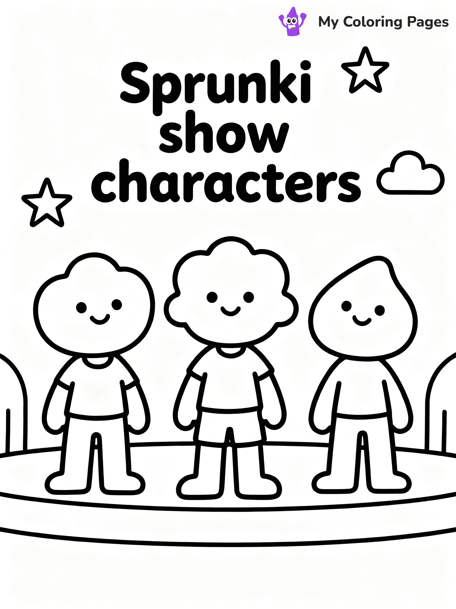 Sprunki Coloring Pages - 24