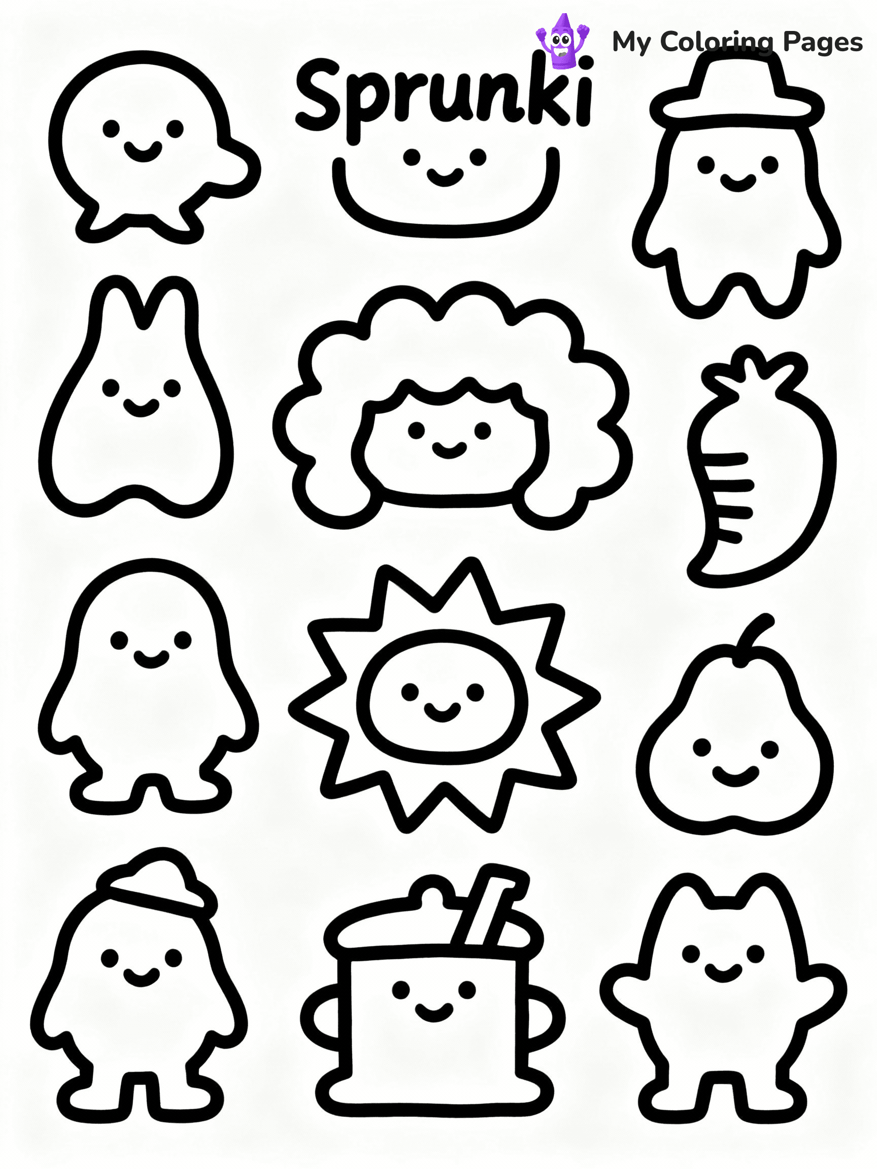 Sprunki Coloring Pages - 22