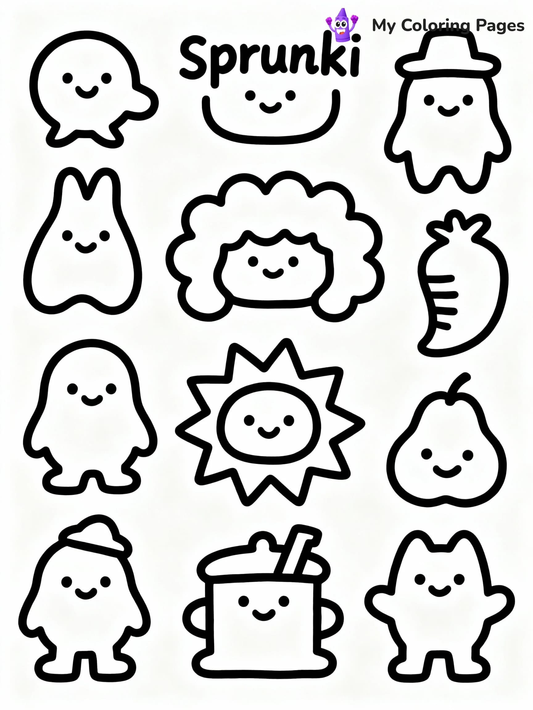 Sprunki Coloring Pages - 22
