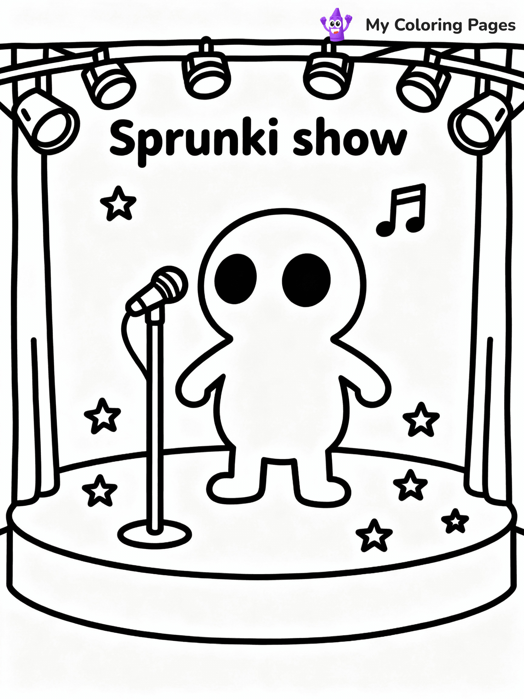 Sprunki Coloring Pages - 5