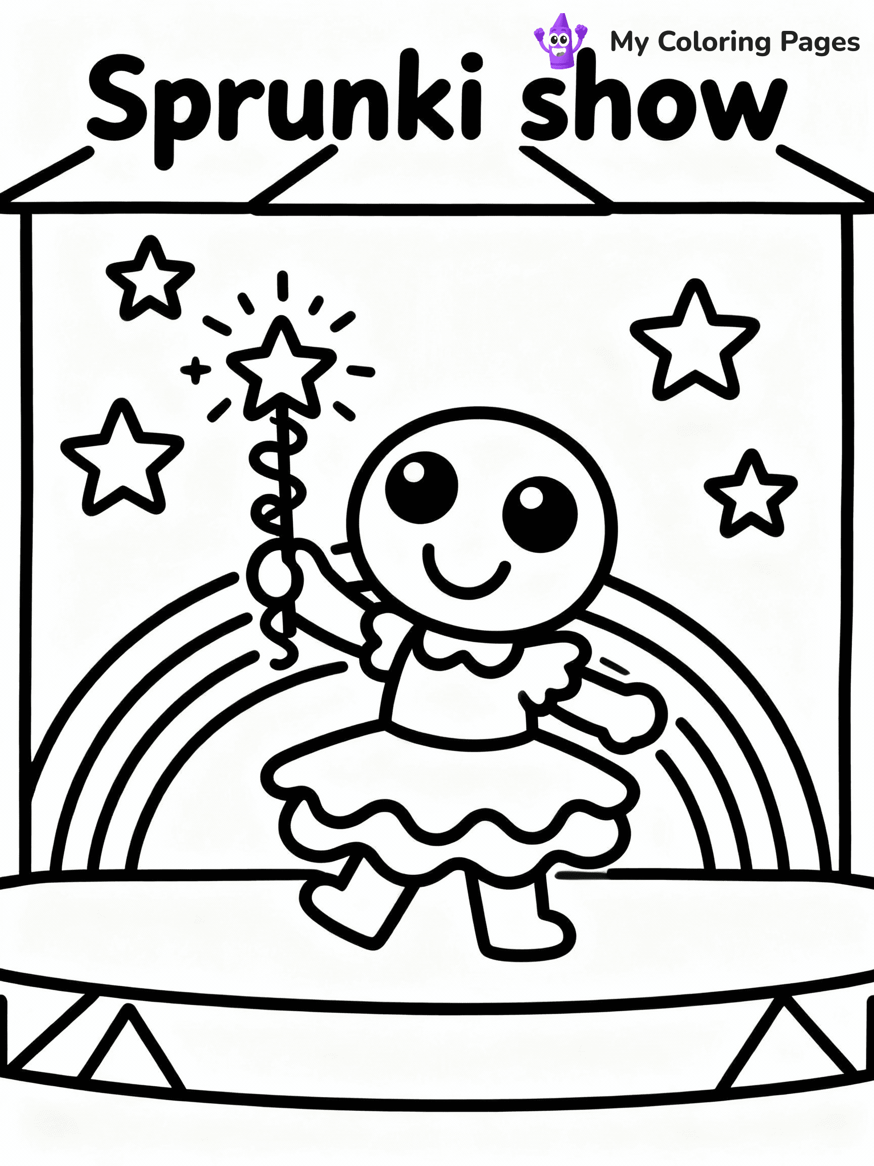 Sprunki Coloring Pages - 4