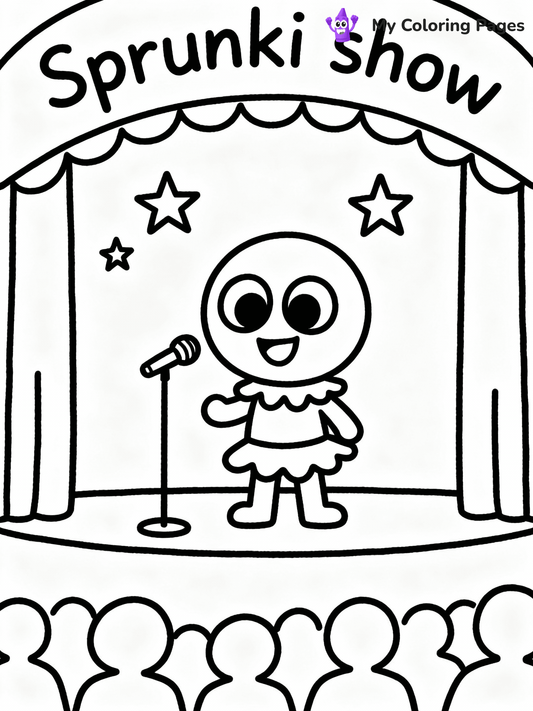 Sprunki Coloring Pages - 3
