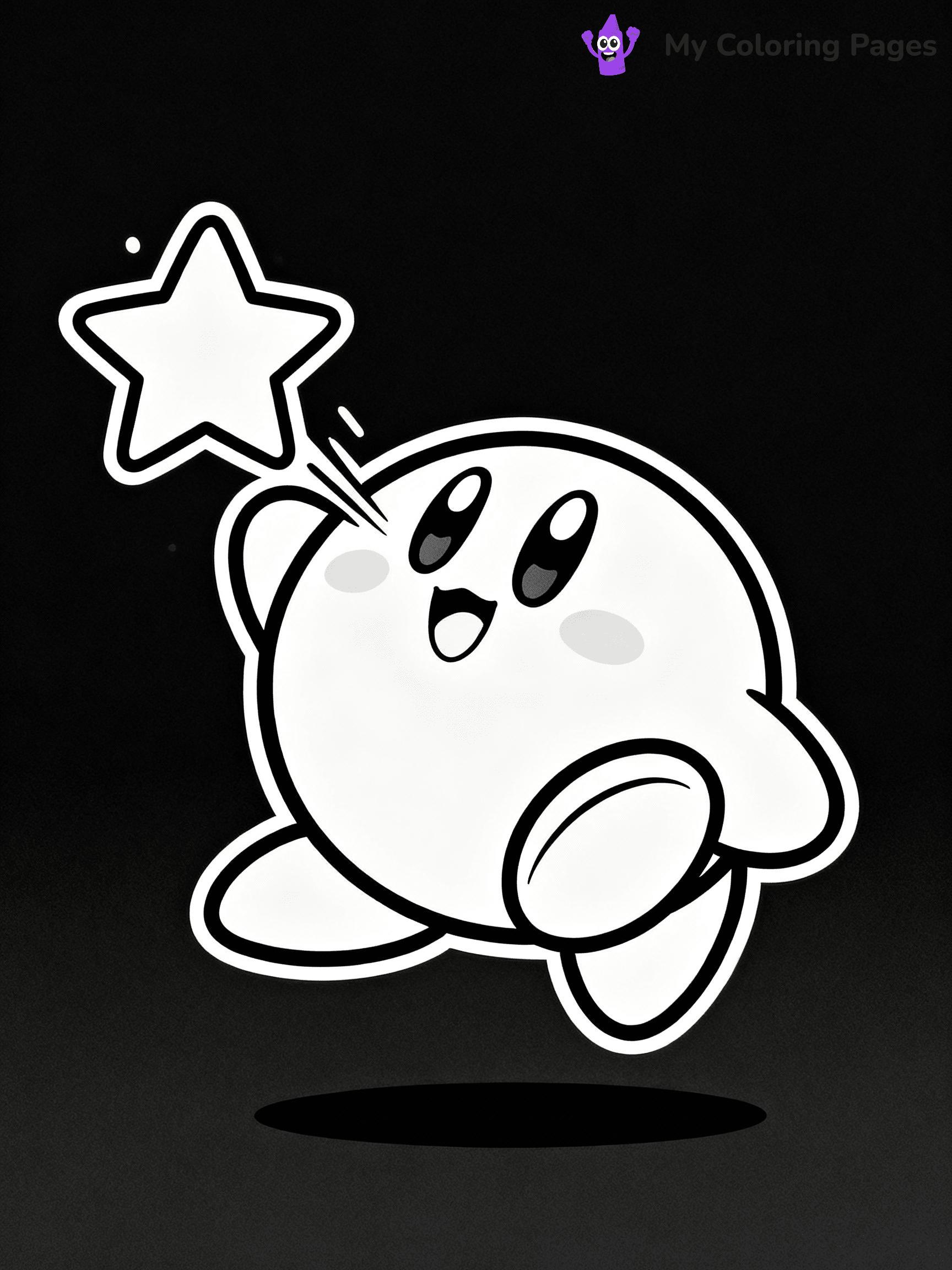 Kirby Coloring Pages - 19