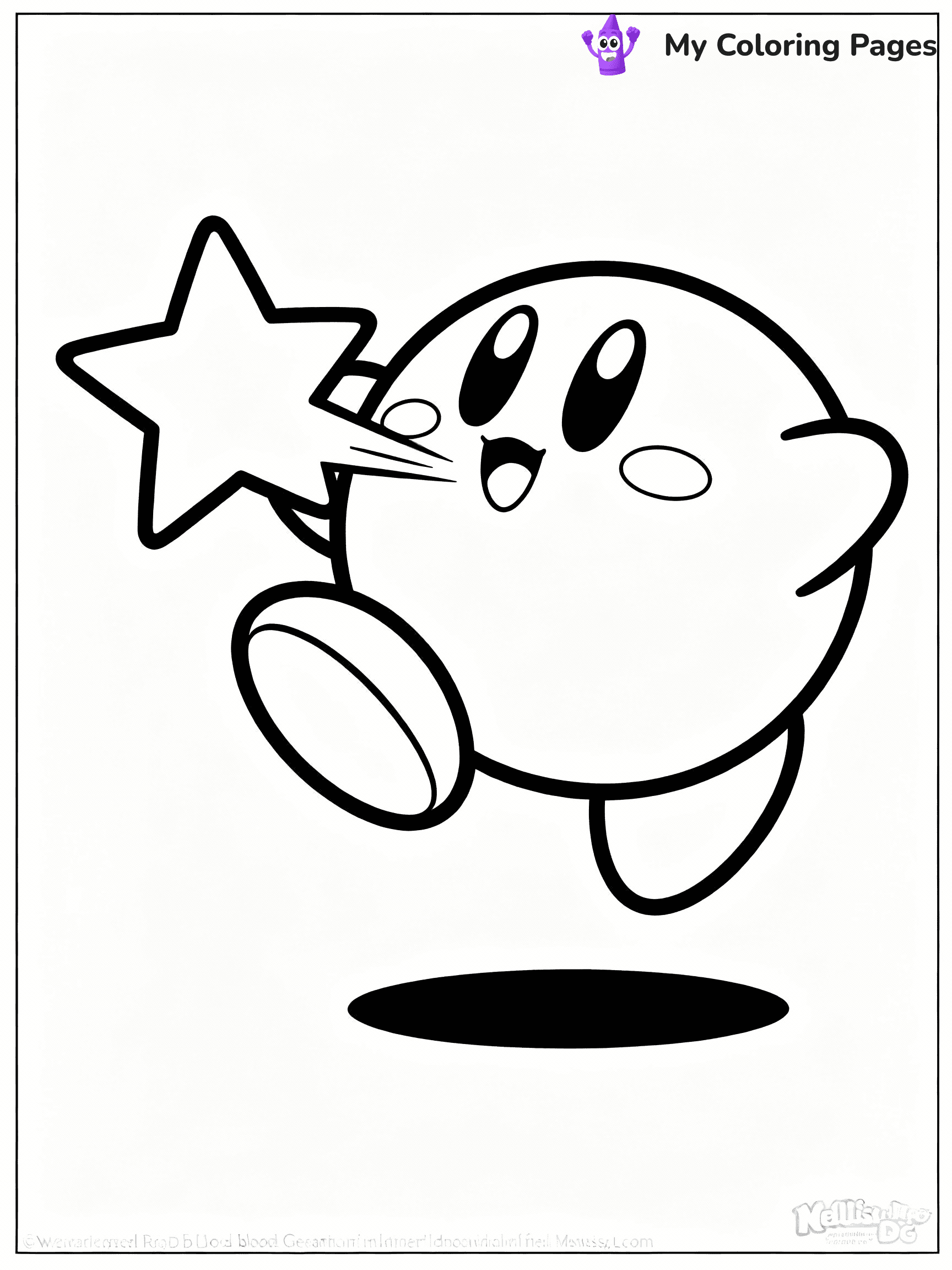Kirby Coloring Pages - 16