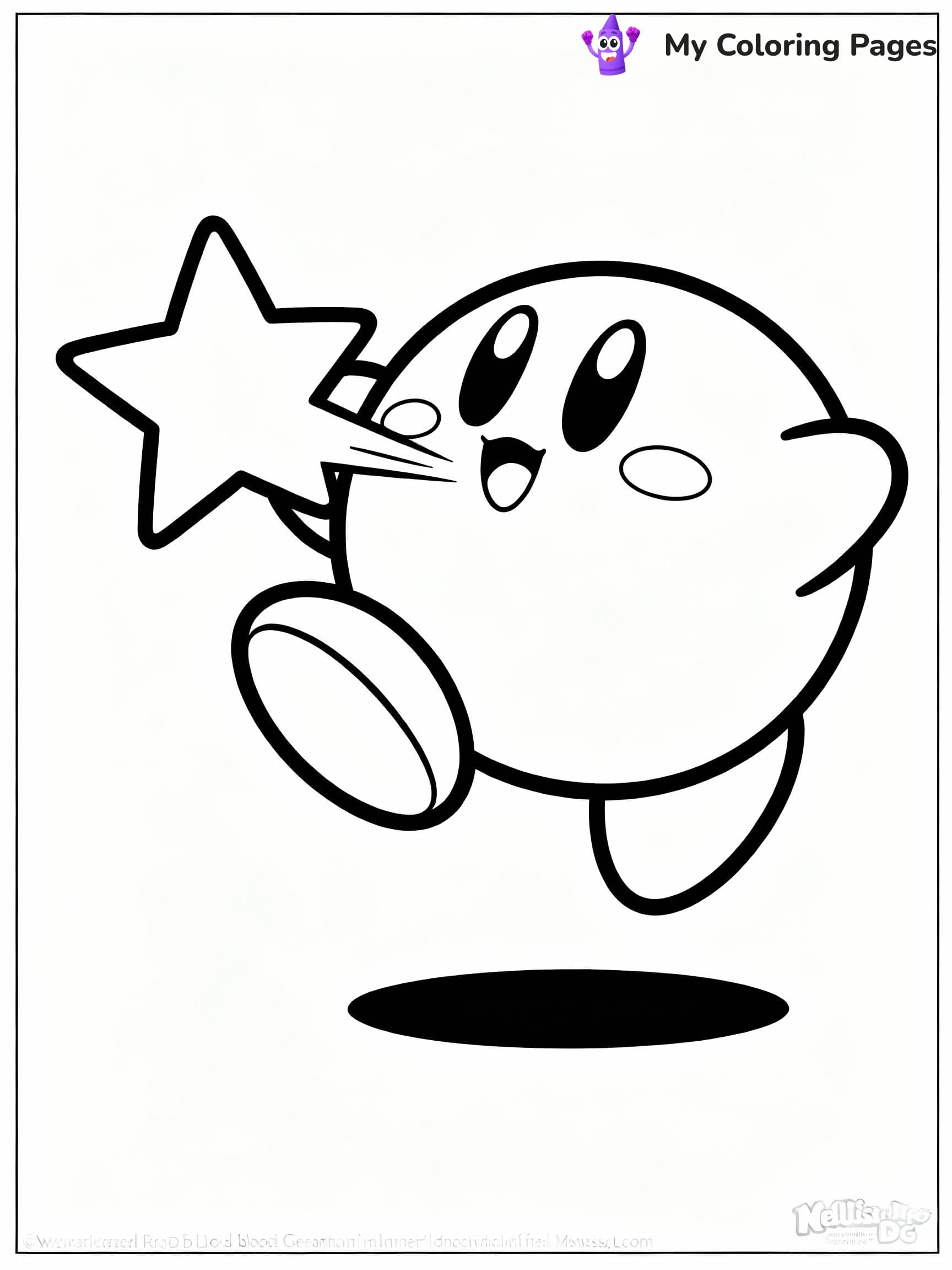 Kirby Coloring Pages - 16