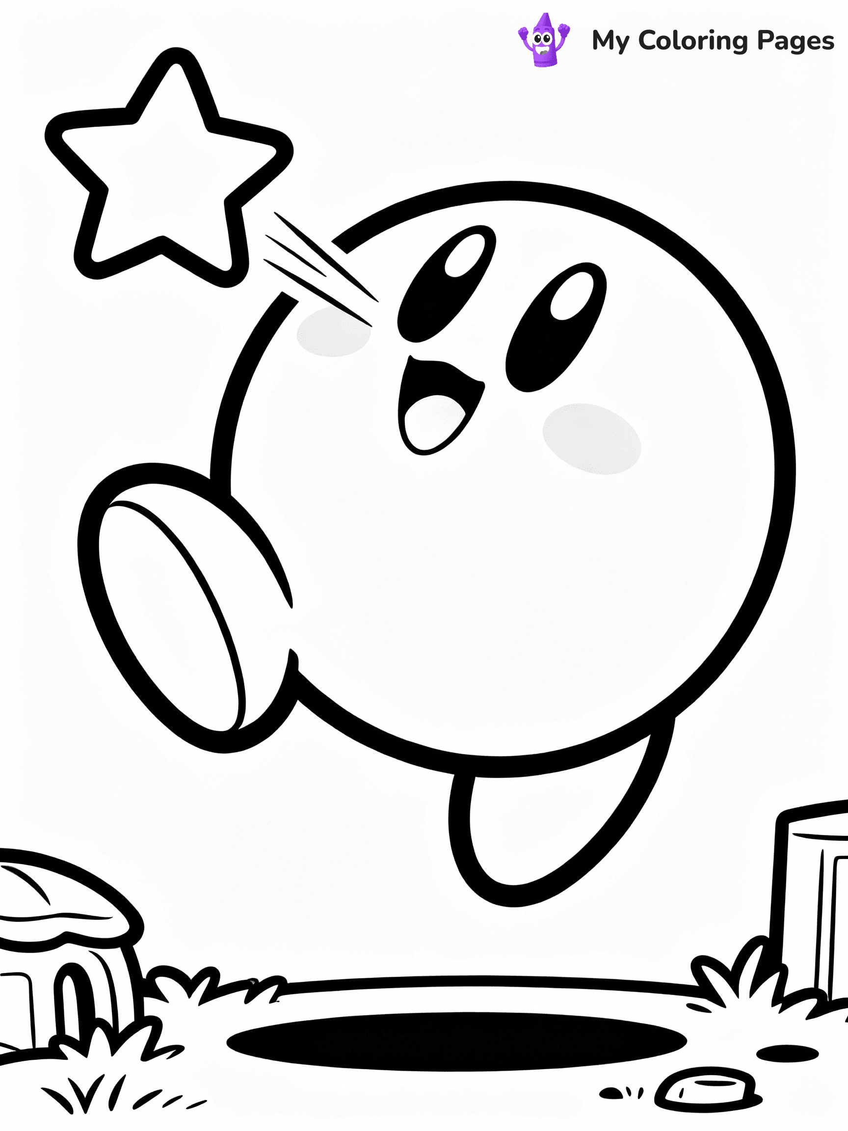 Kirby Coloring Pages - 15