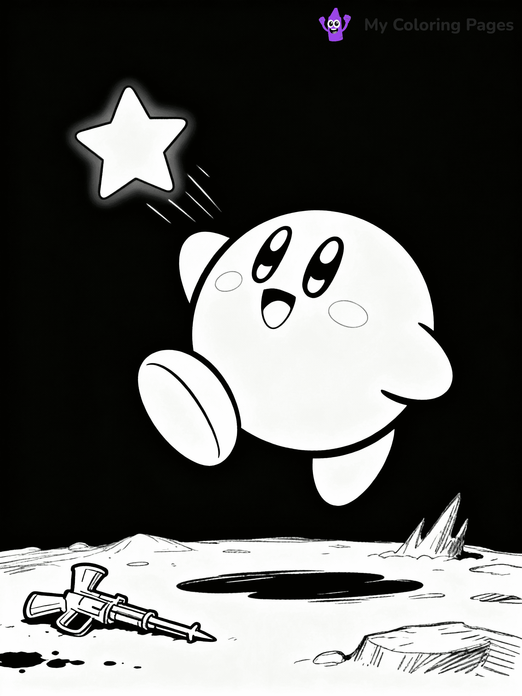 Kirby Coloring Pages - 12