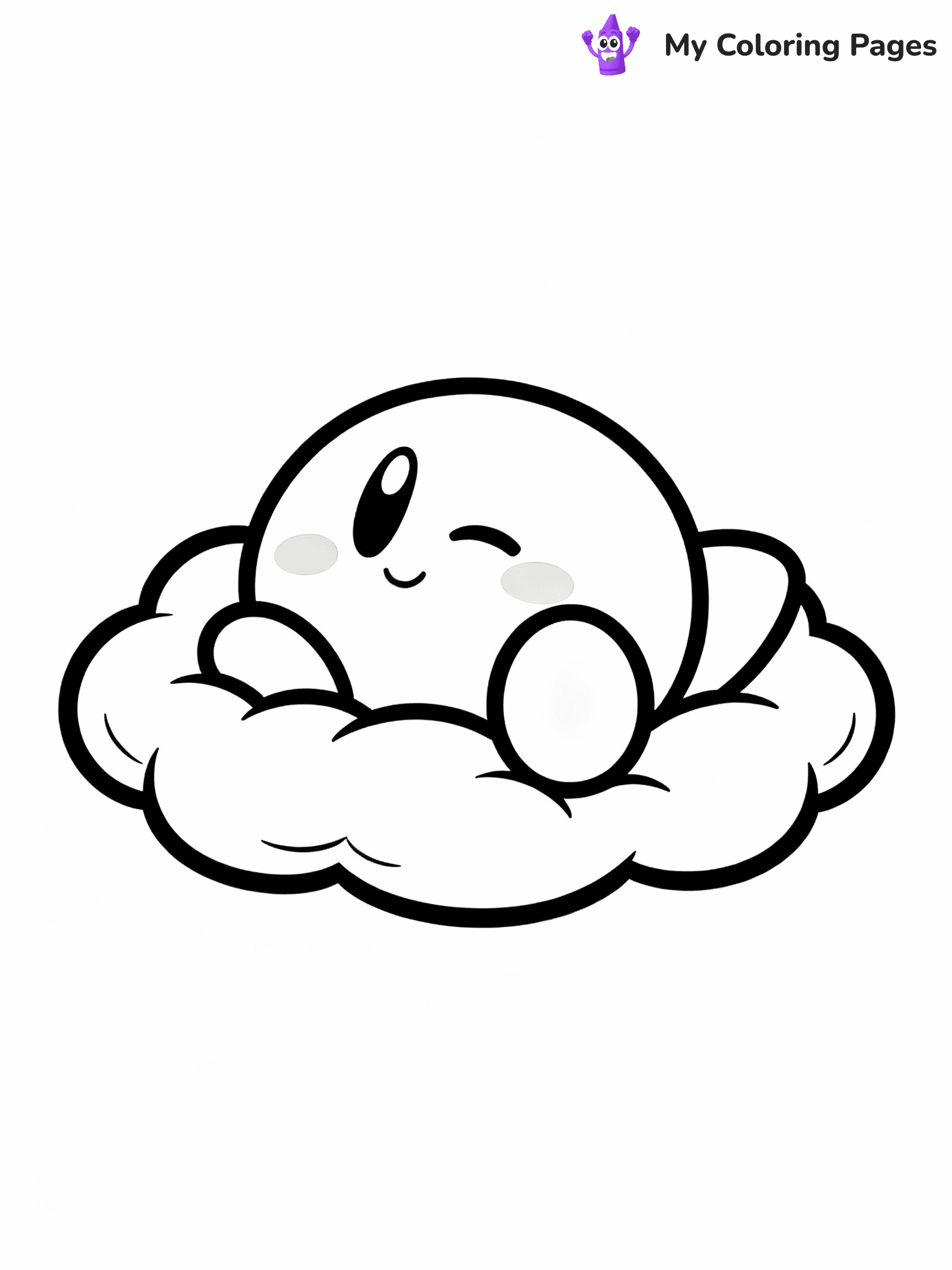 Kirby Coloring Pages - 1
