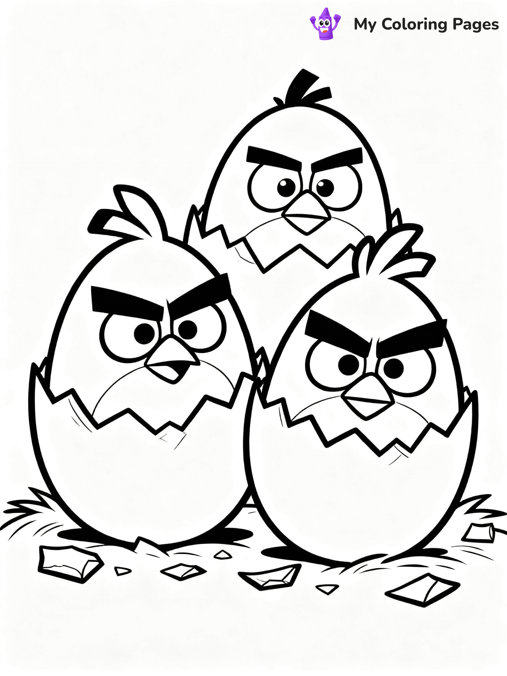 Angry Birds Coloring Pages - 33