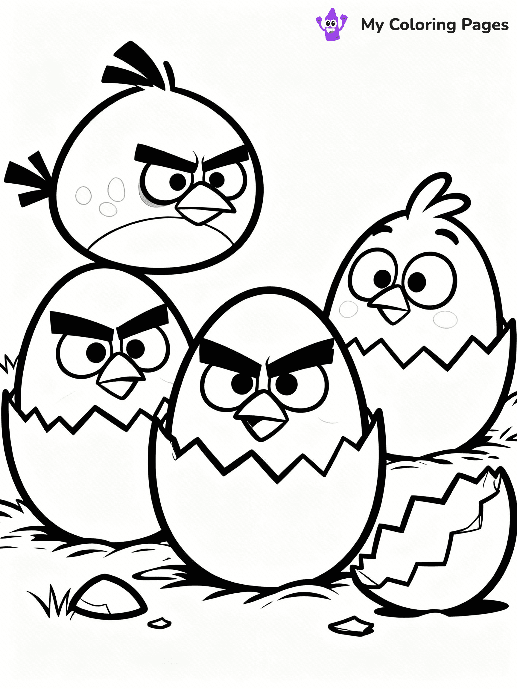 Angry Birds Coloring Pages - 32