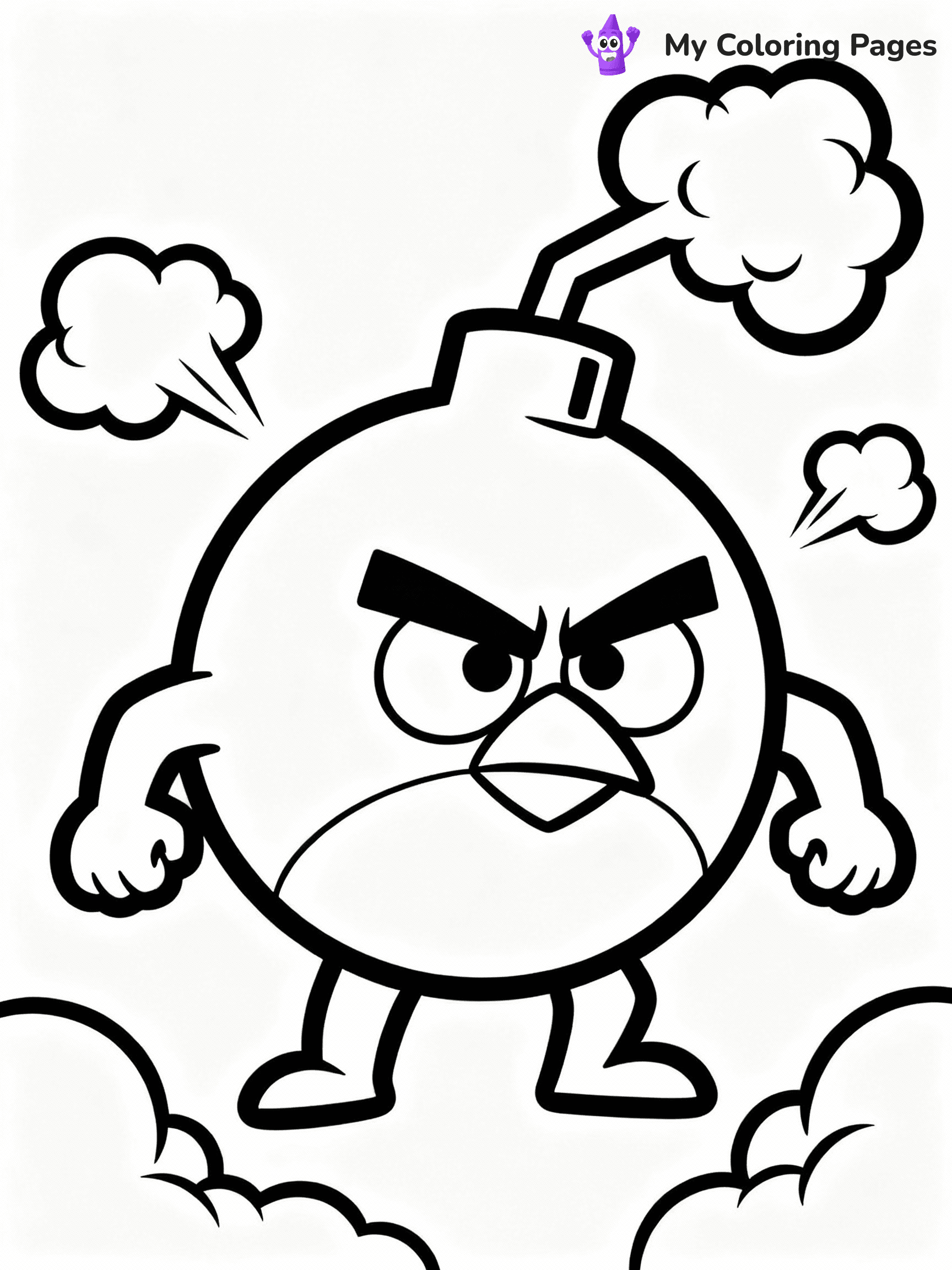 Angry Birds Coloring Pages - 24
