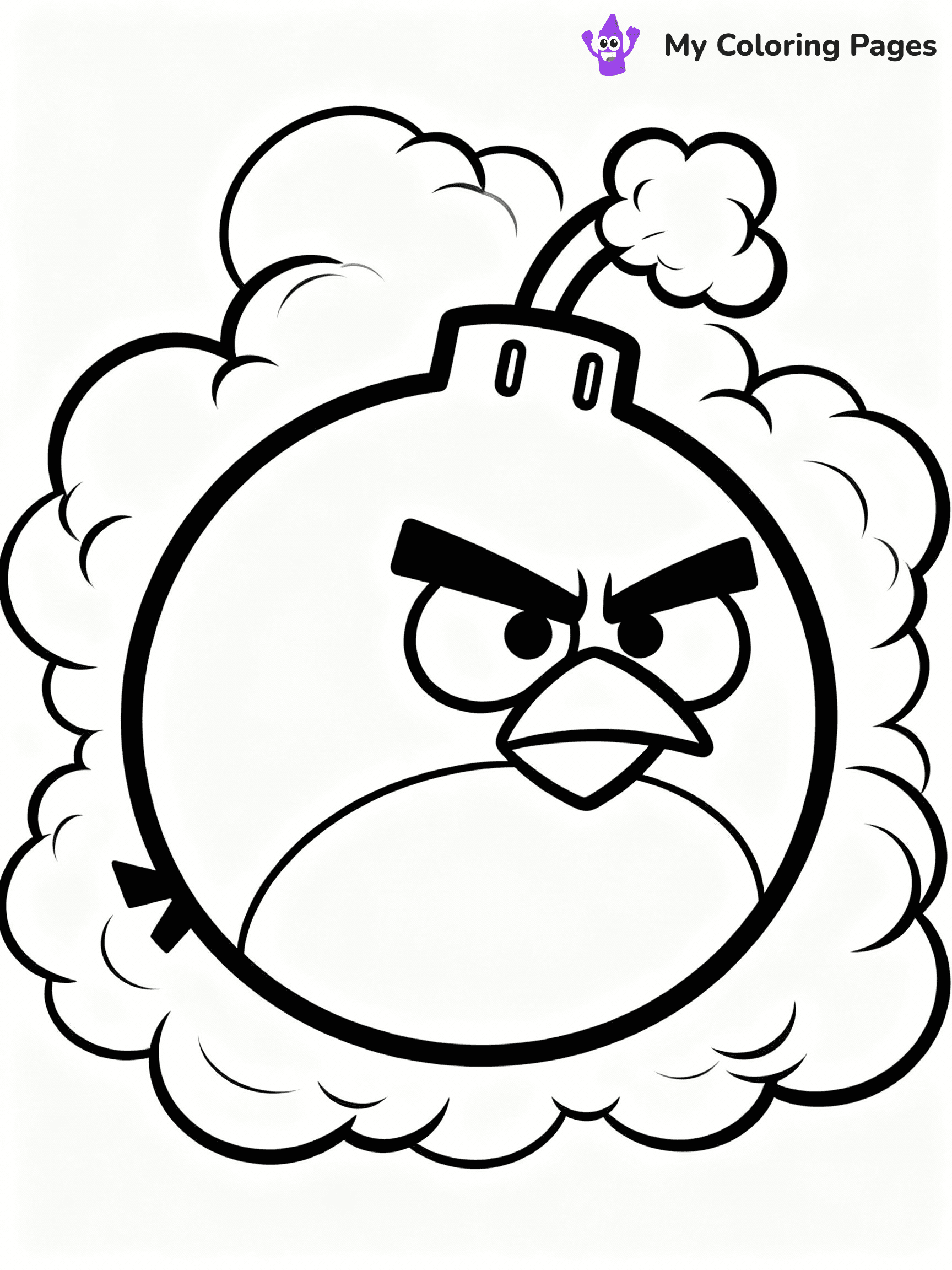 Angry Birds Coloring Pages - 23