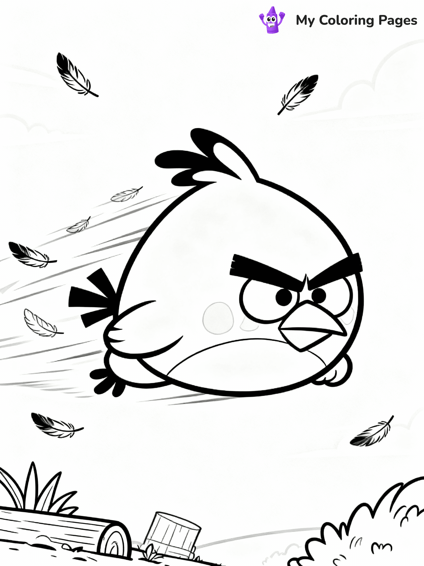 Angry Birds Coloring Pages - 18