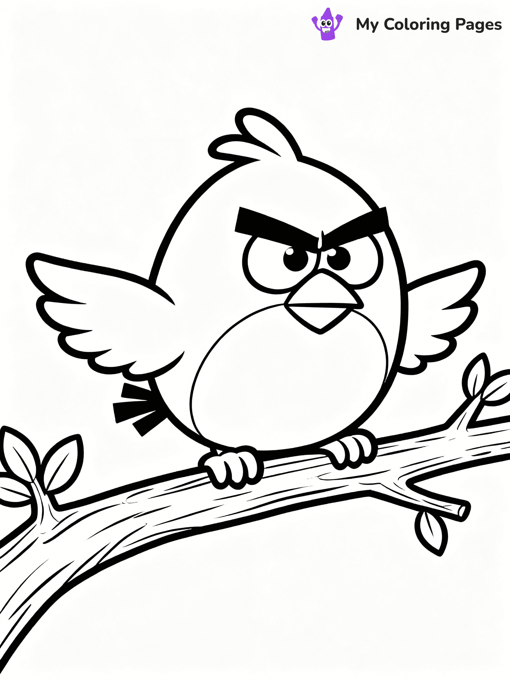 Angry Birds Coloring Pages - 12