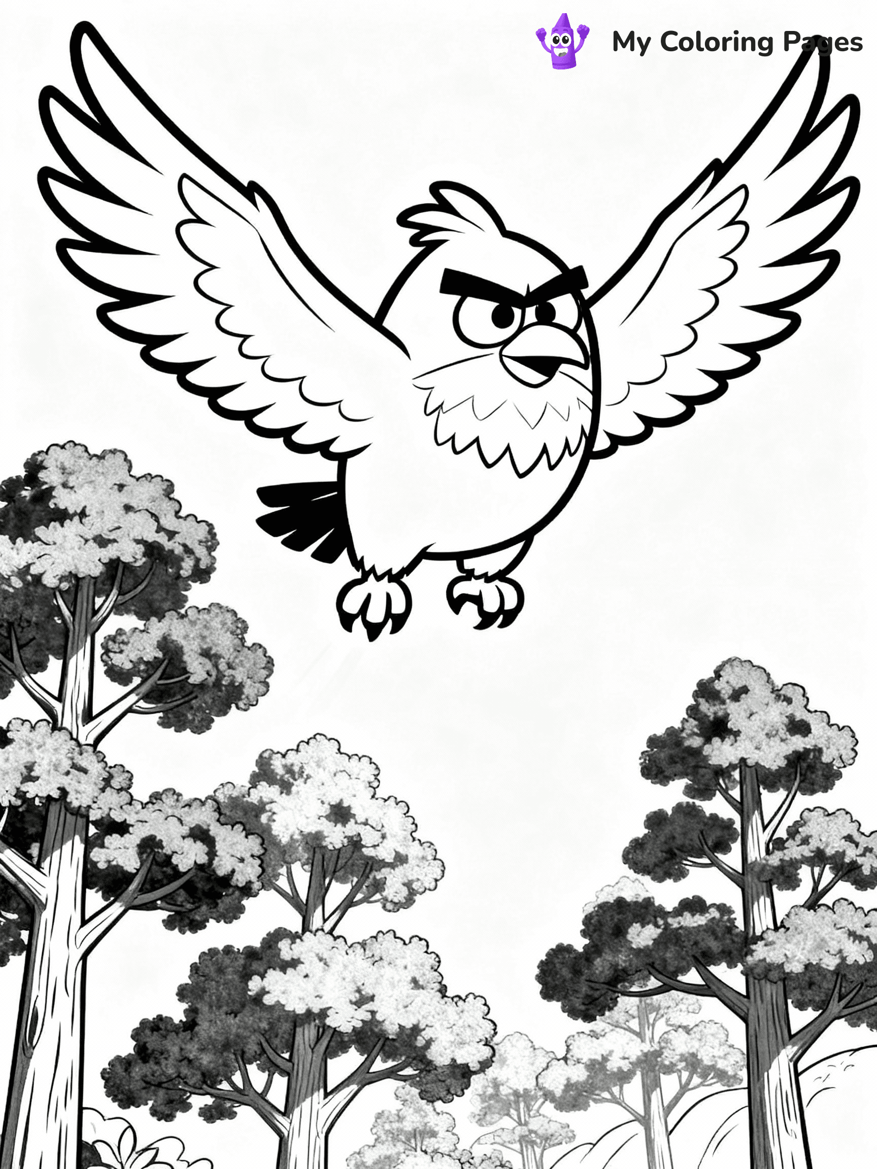 Angry Birds Coloring Pages - 8