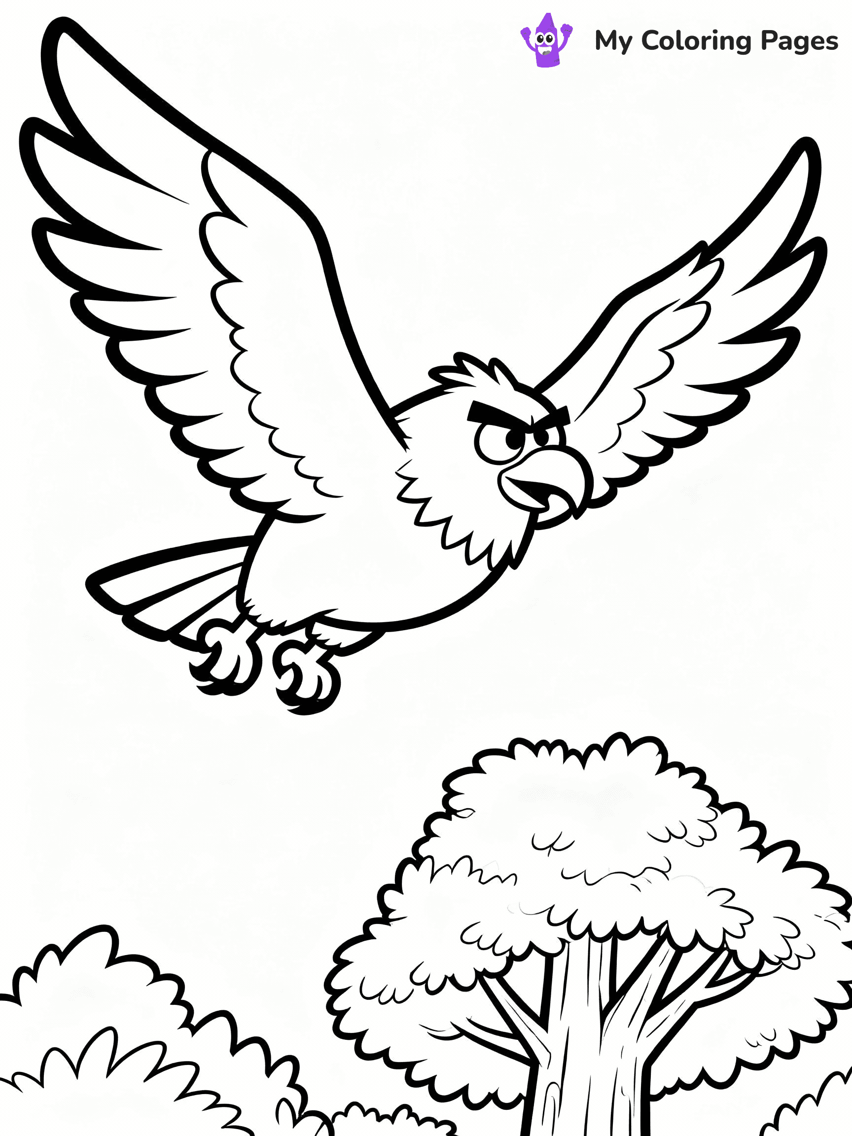 Angry Birds Coloring Pages - 7