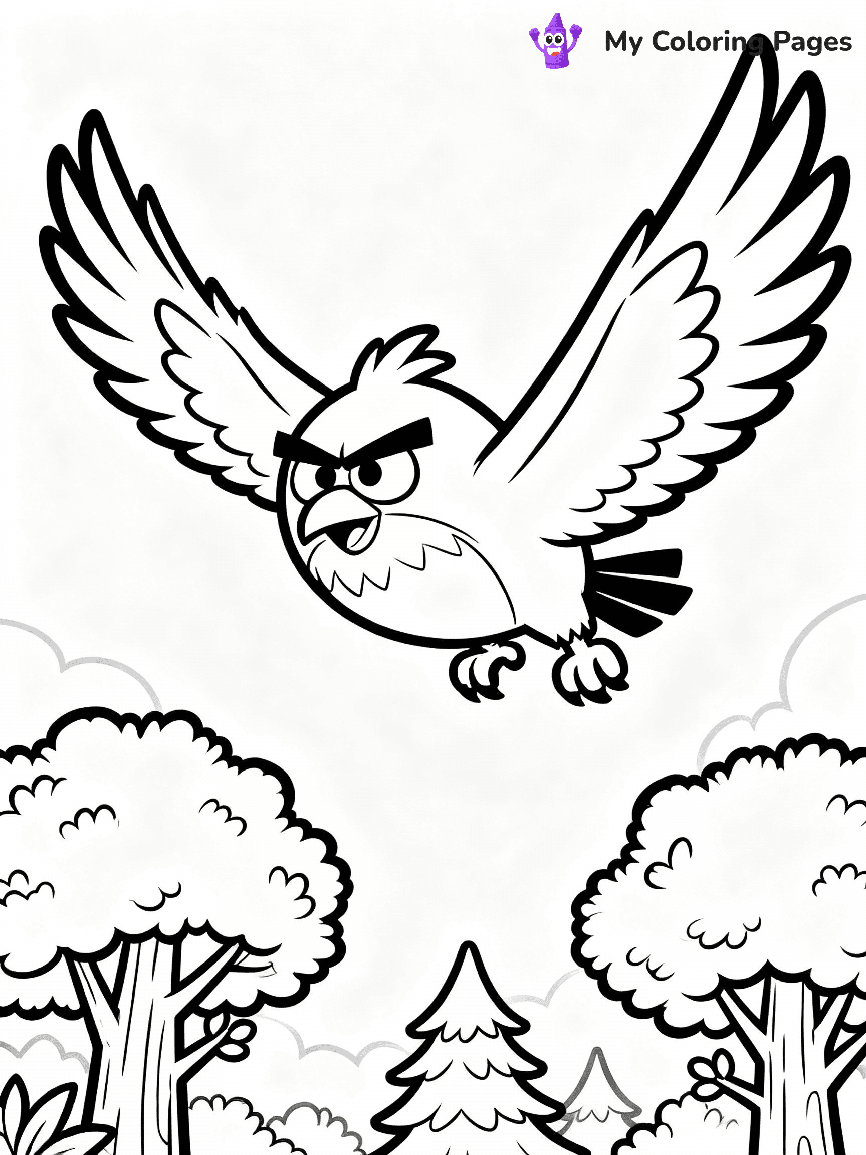 Angry Birds Coloring Pages - 4