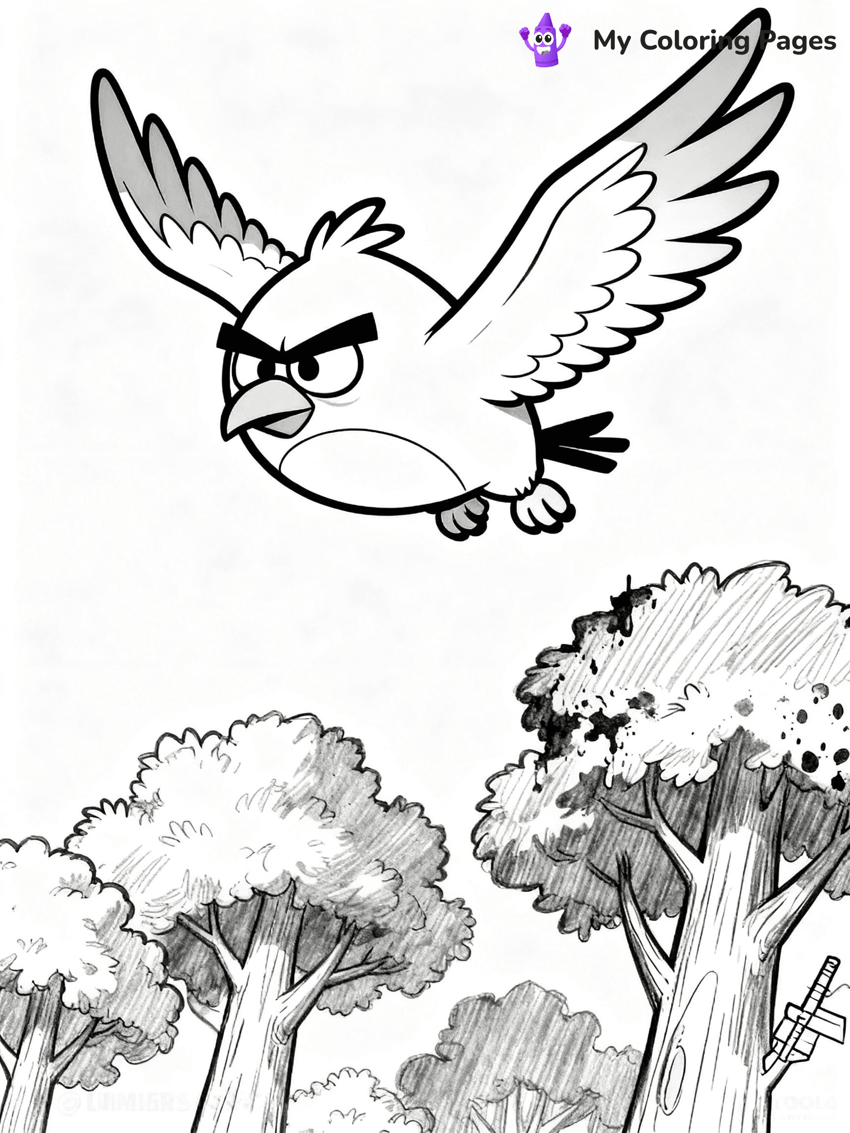 Angry Birds Coloring Pages - 3