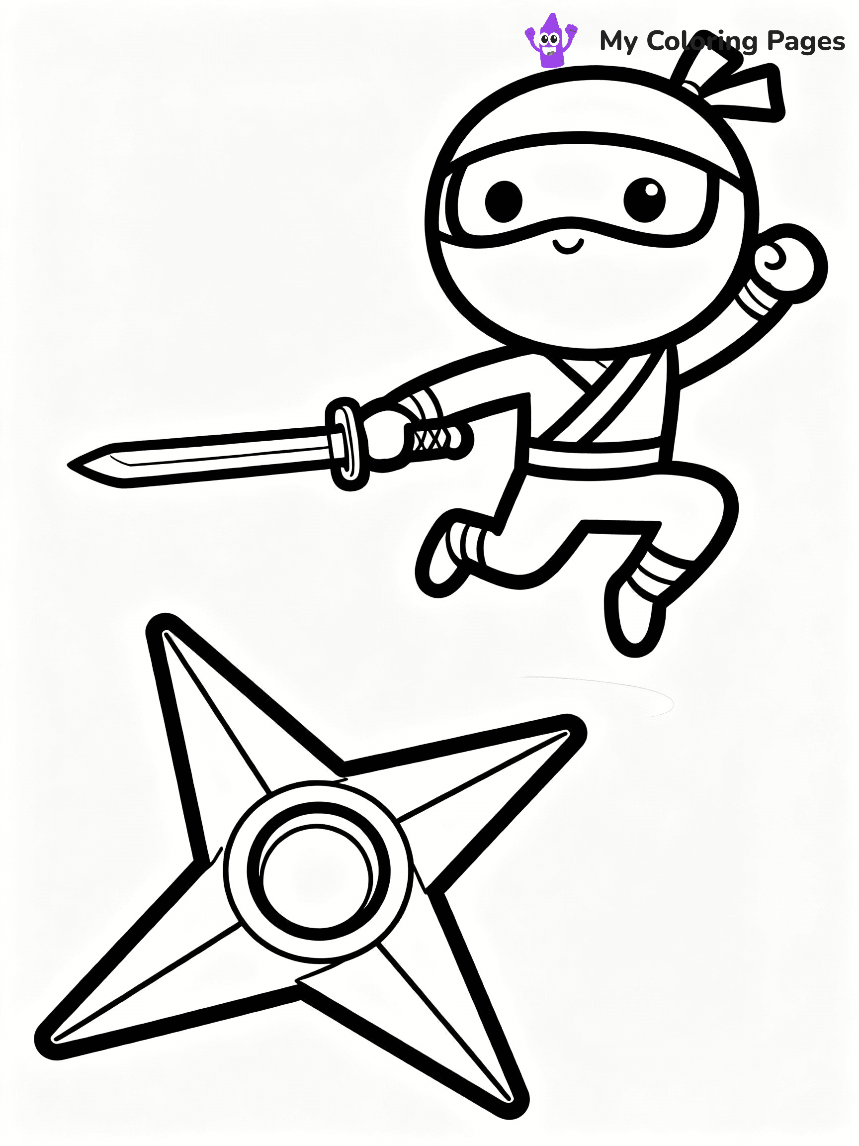 Ninja Coloring Pages - 34