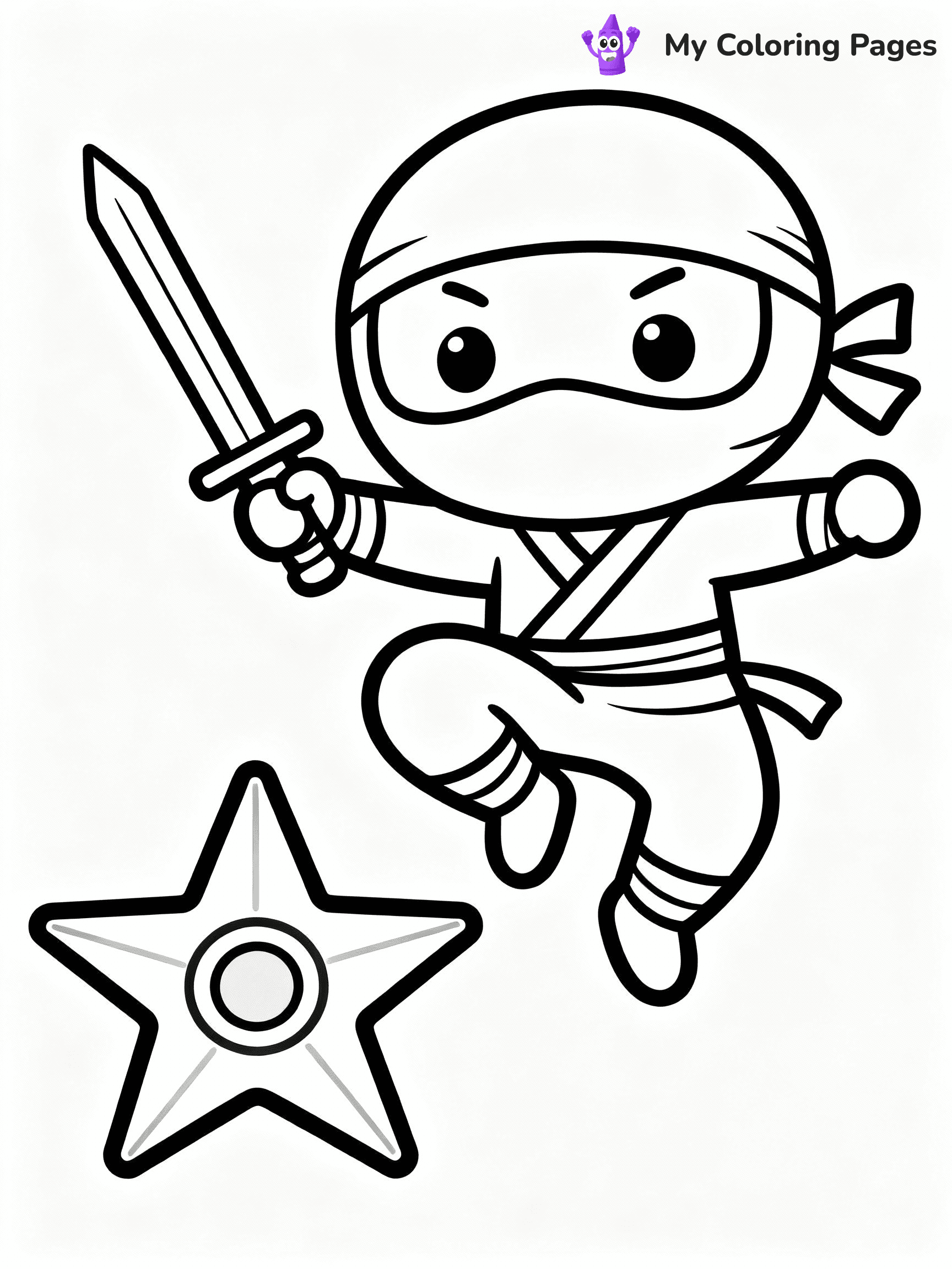 Ninja Coloring Pages - 33