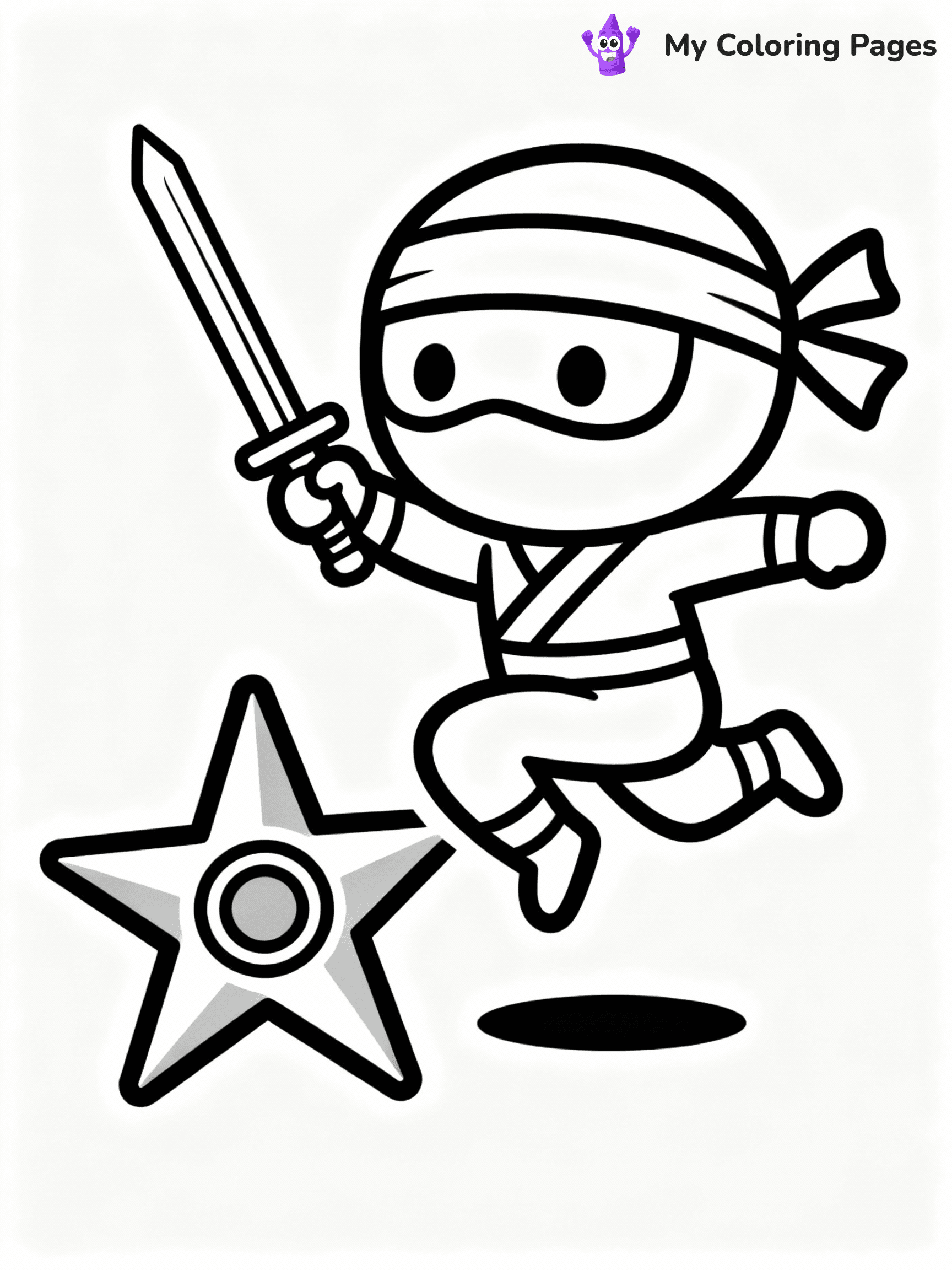 Ninja Coloring Pages - 32