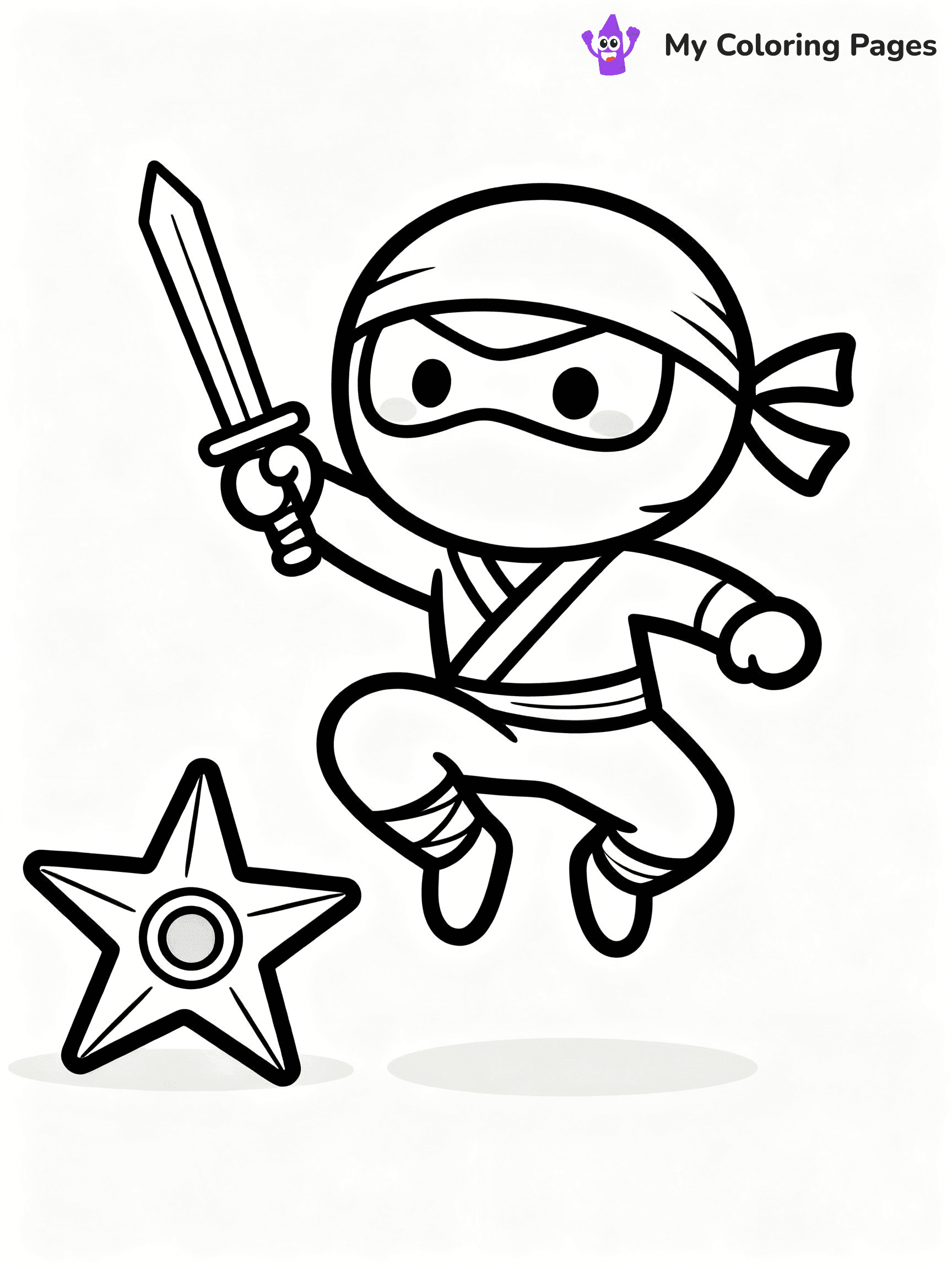 Ninja Coloring Pages - 30