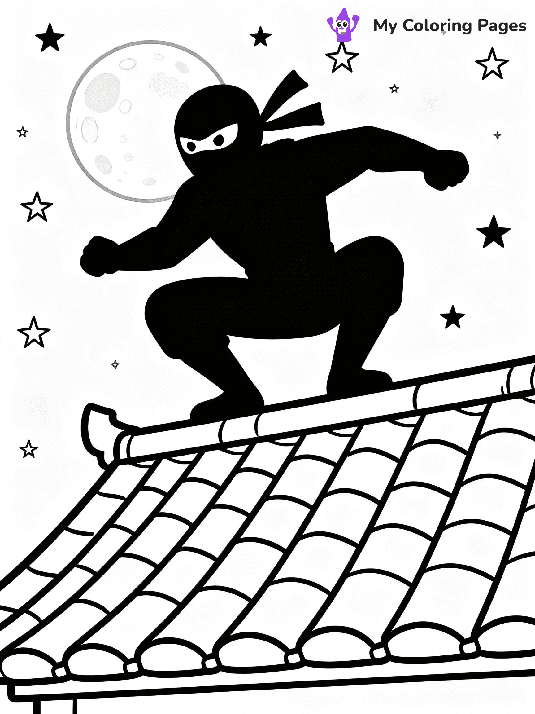 Ninja Coloring Pages - 29