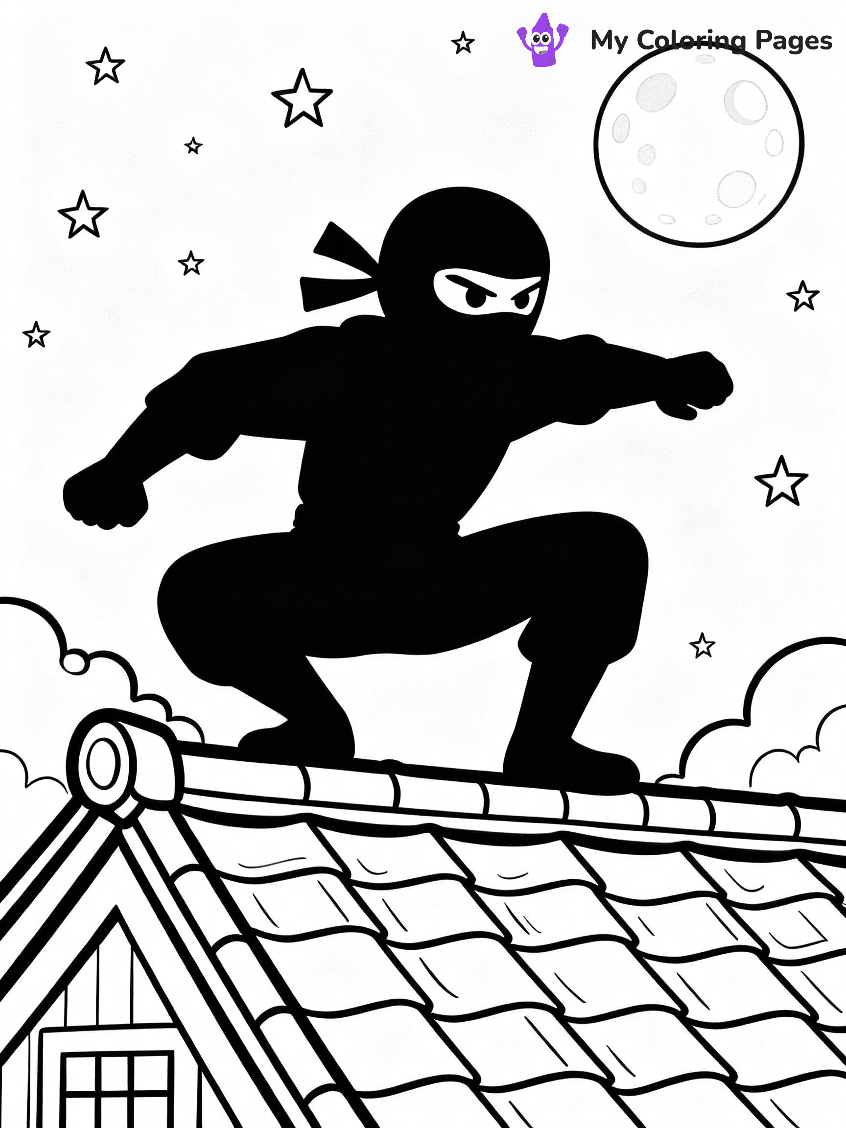 Ninja Coloring Pages - 27