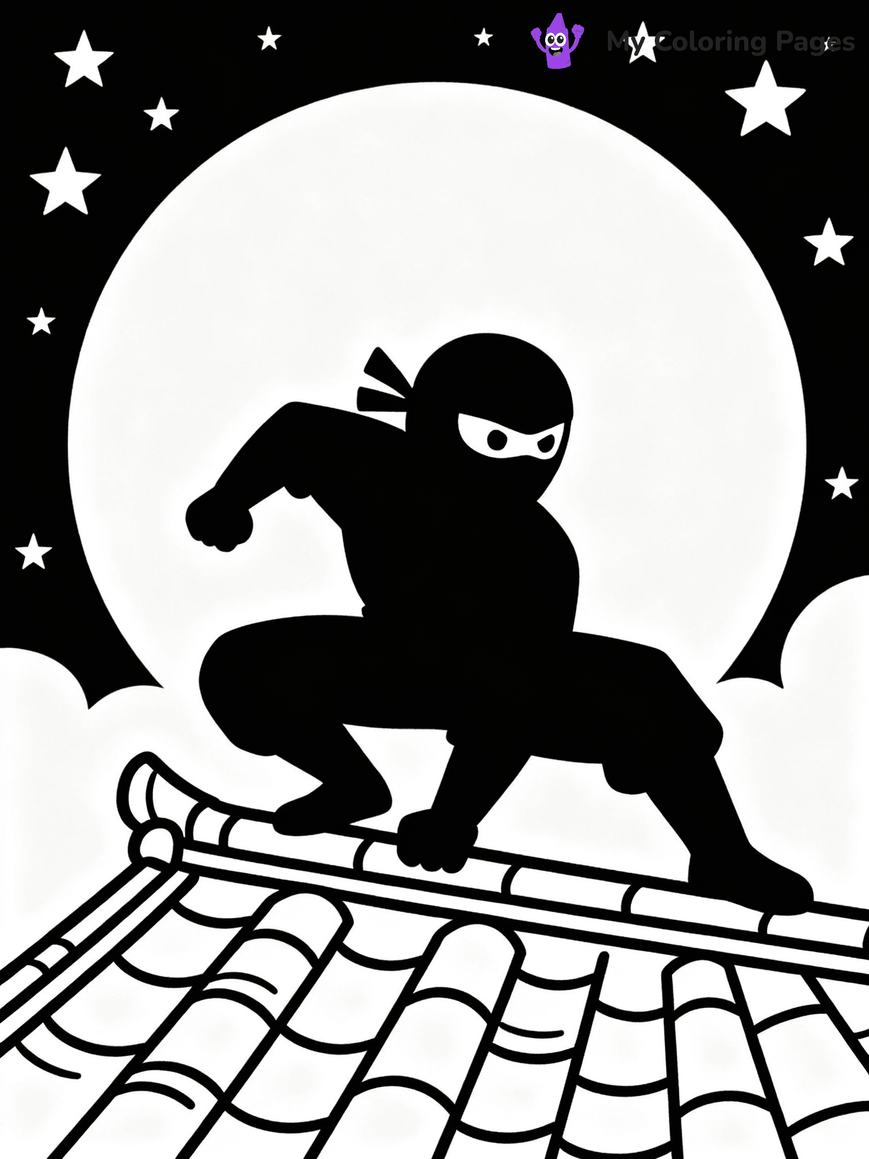 Ninja Coloring Pages - 26