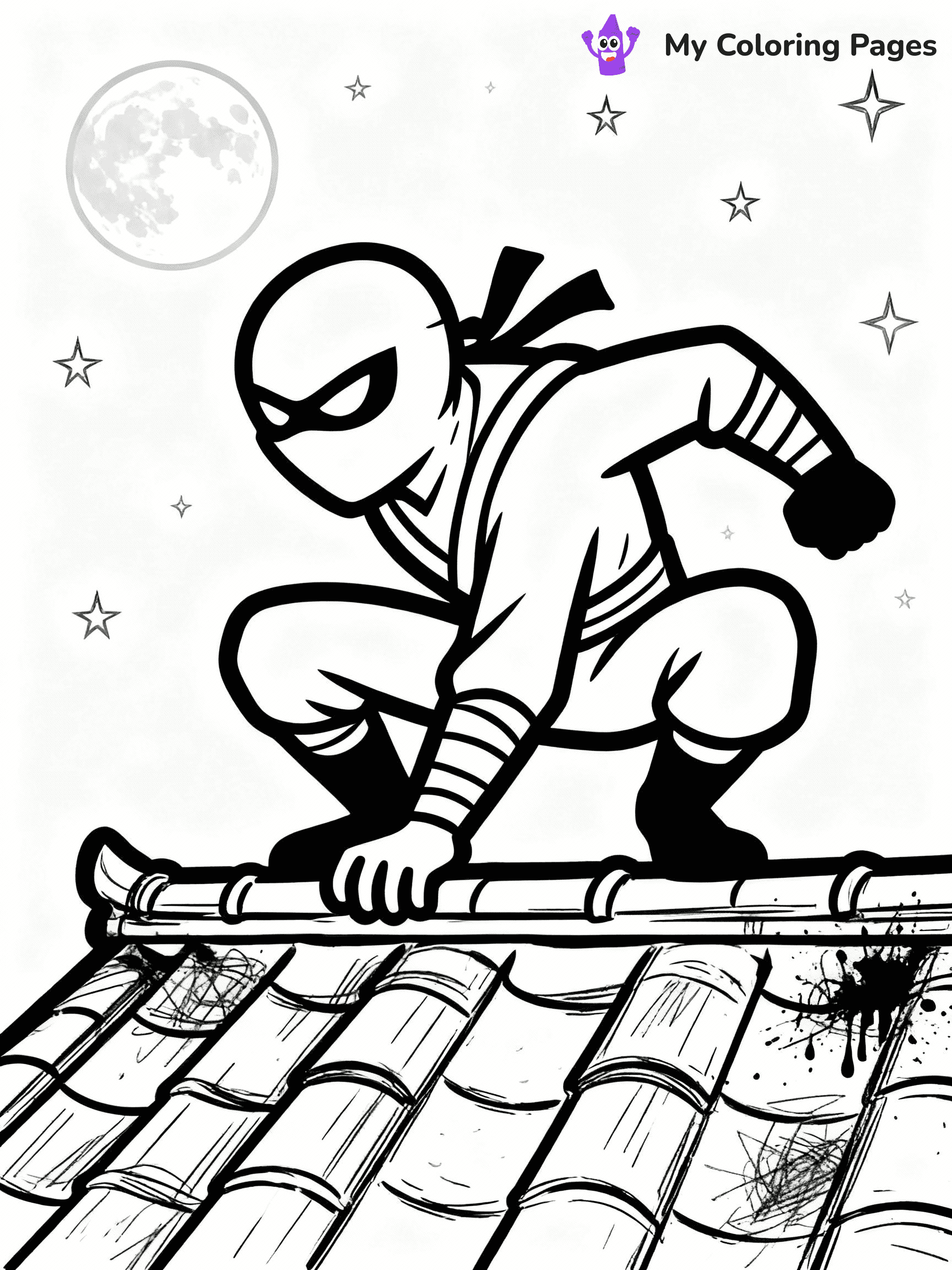 Ninja Coloring Pages - 25