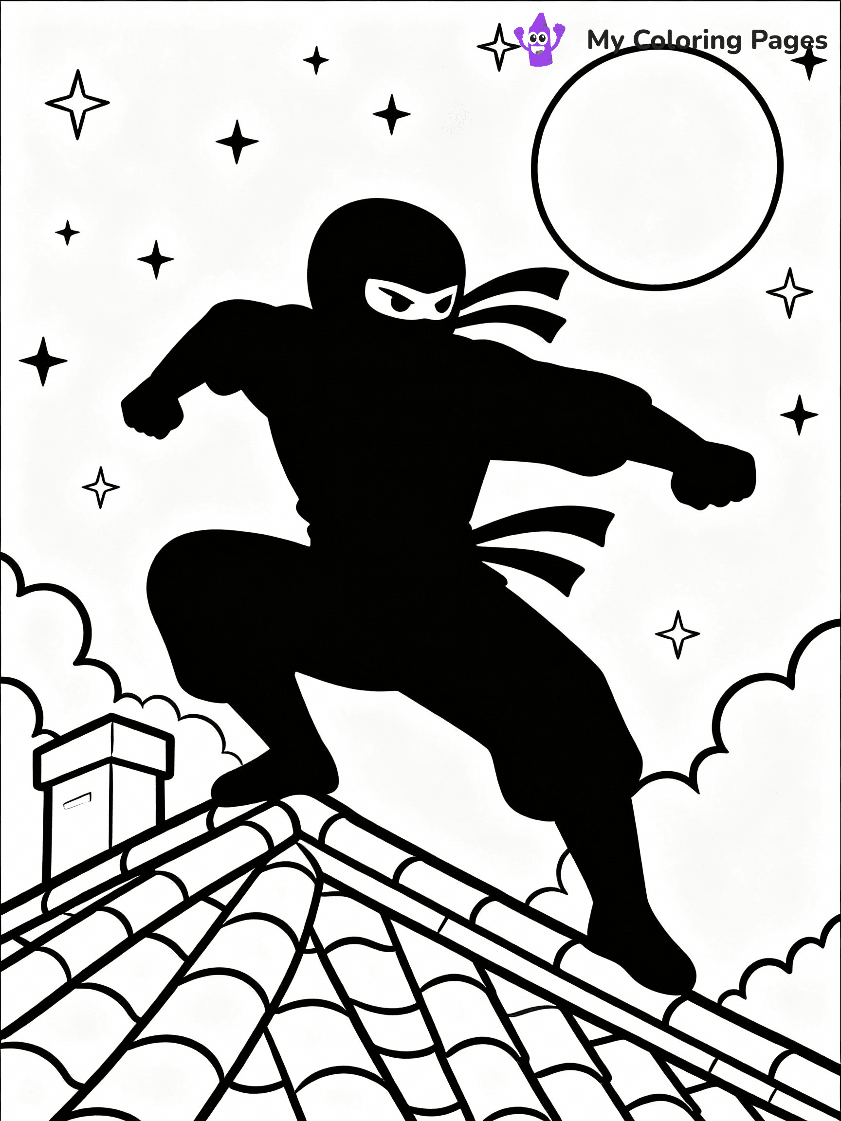 Ninja Coloring Pages - 23