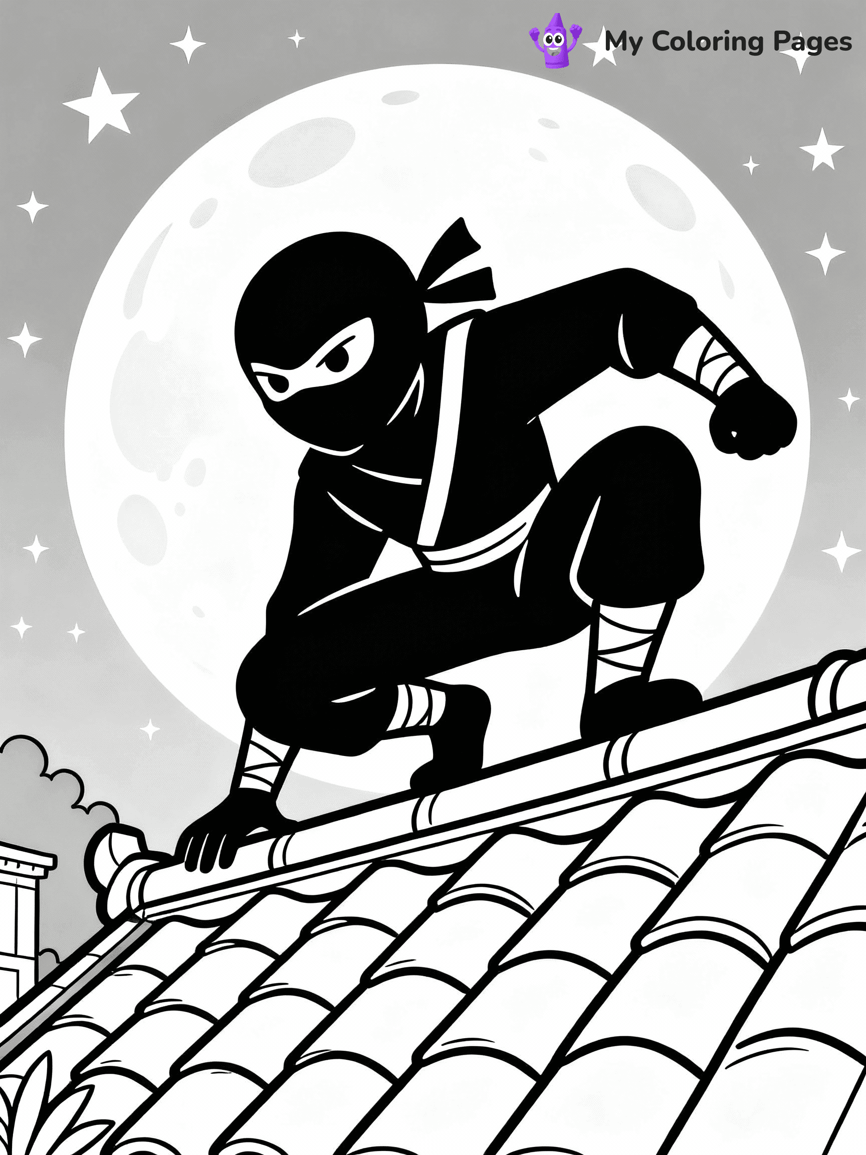 Ninja Coloring Pages - 22