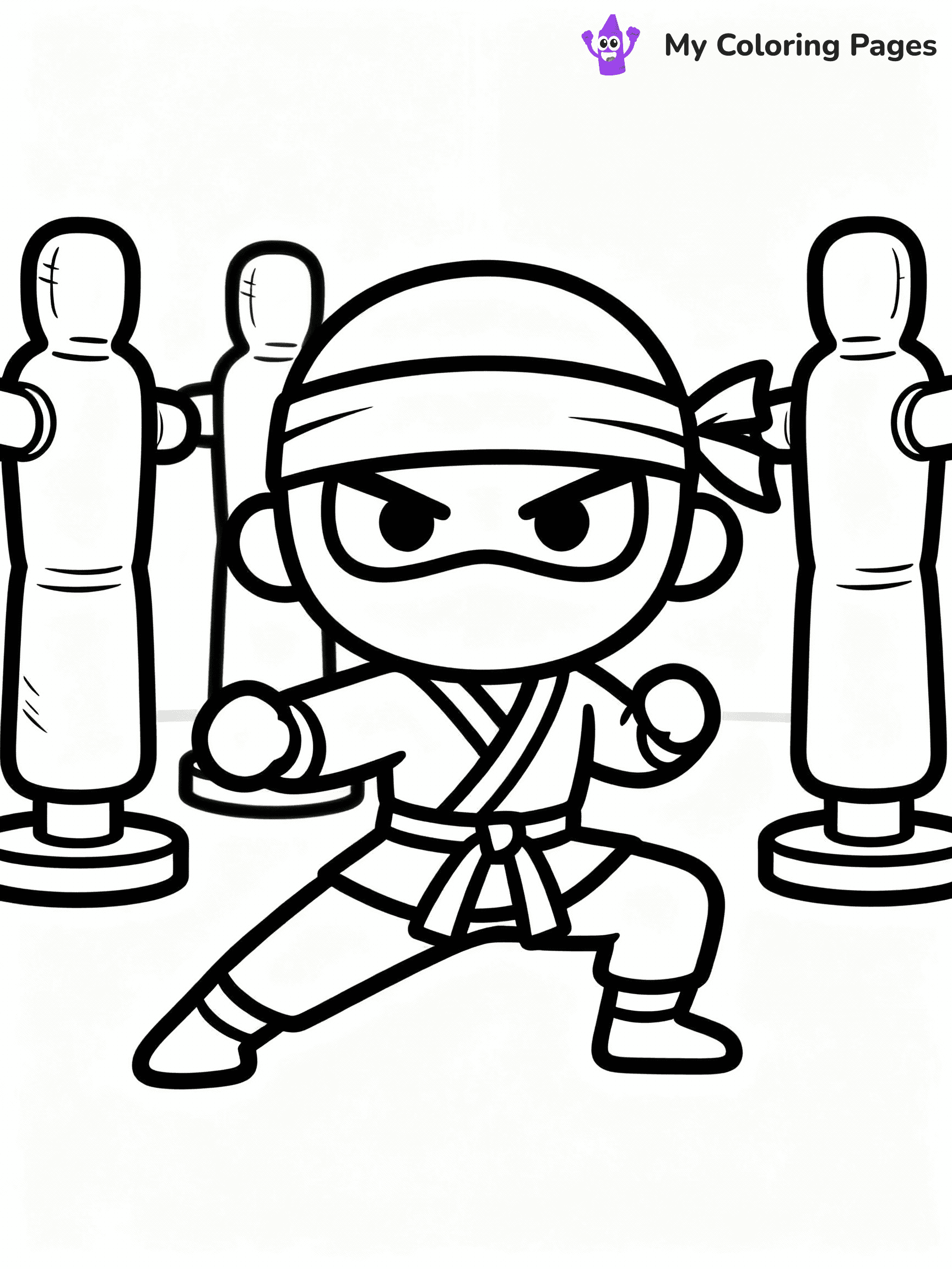 Ninja Coloring Pages - 21