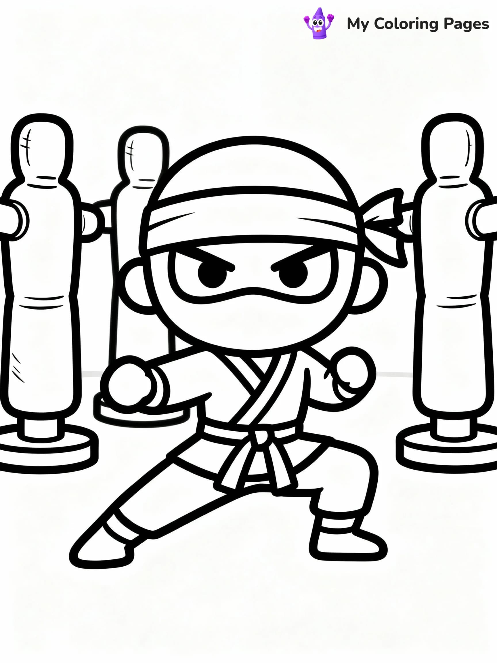 Ninja Coloring Pages - 21