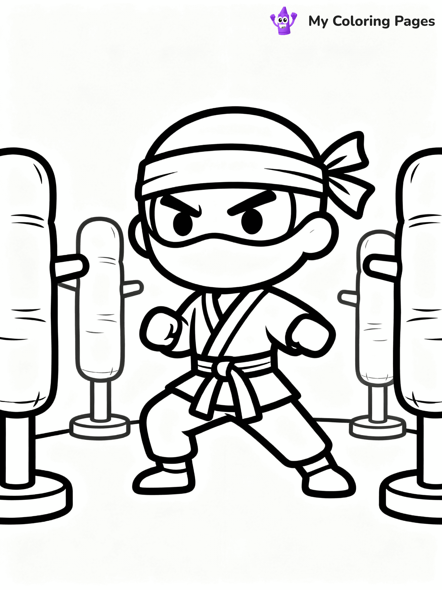 Ninja Coloring Pages - 20