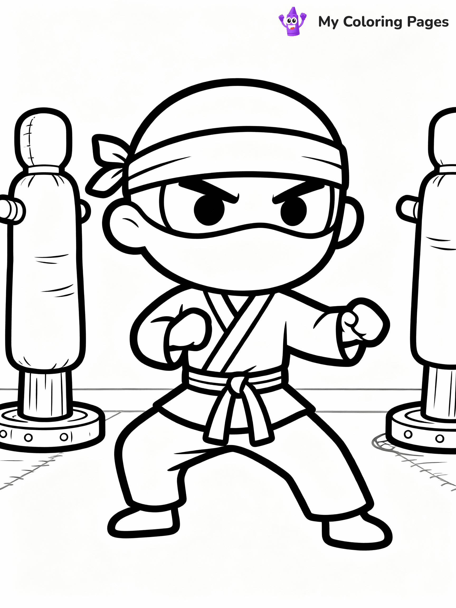Ninja Coloring Pages - 19