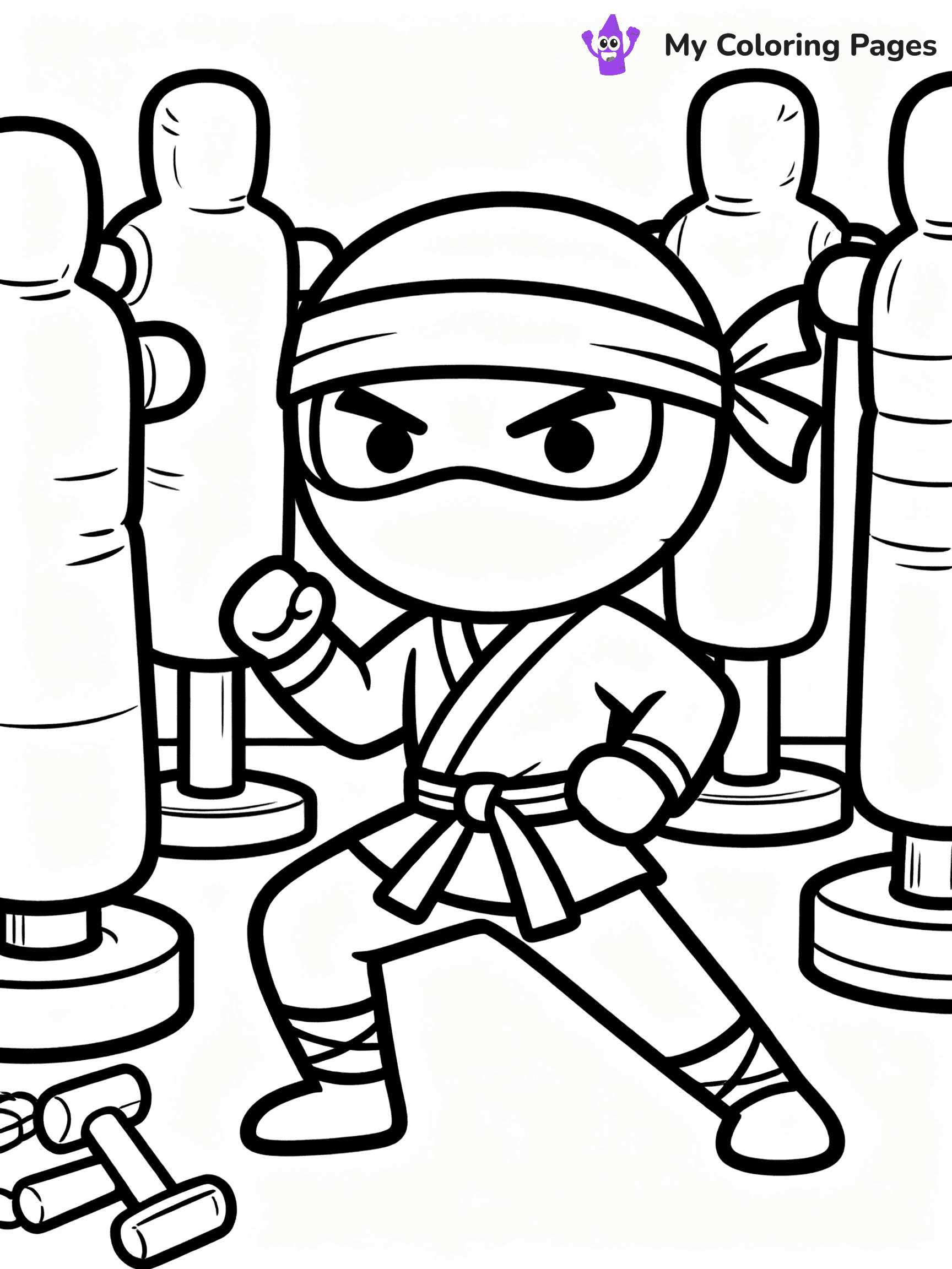 Ninja Coloring Pages - 18