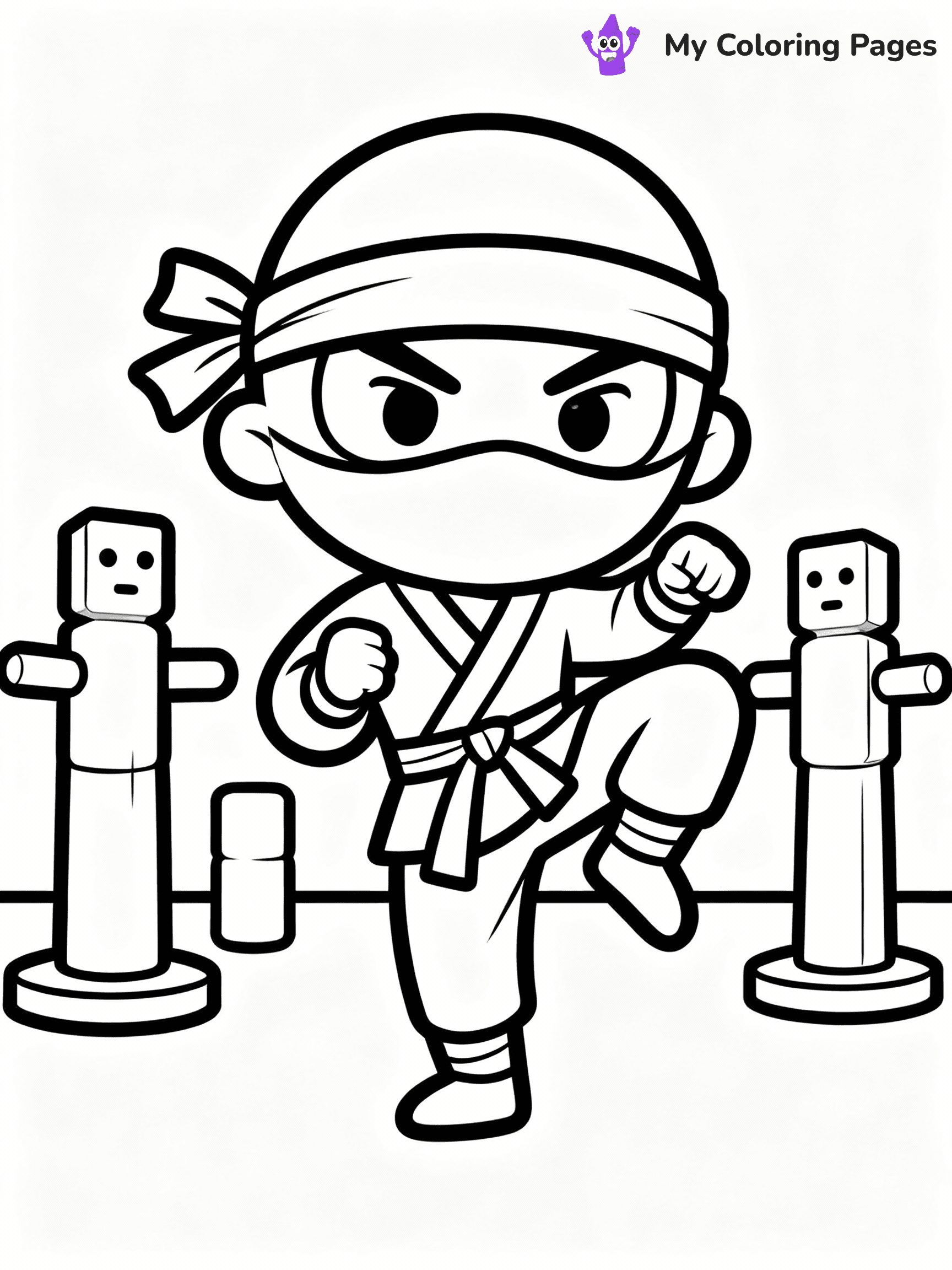 Ninja Coloring Pages - 17