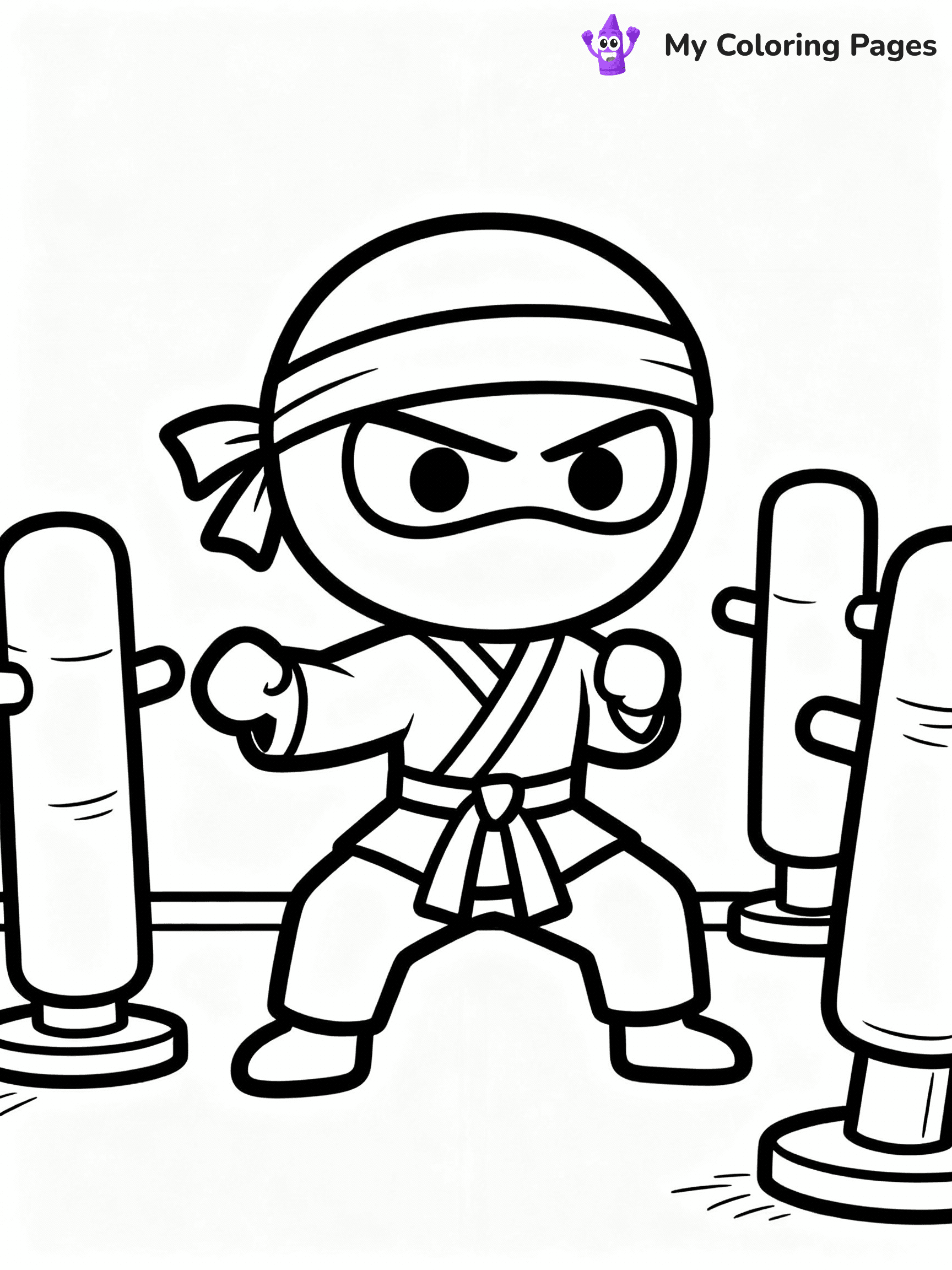Ninja Coloring Pages - 16