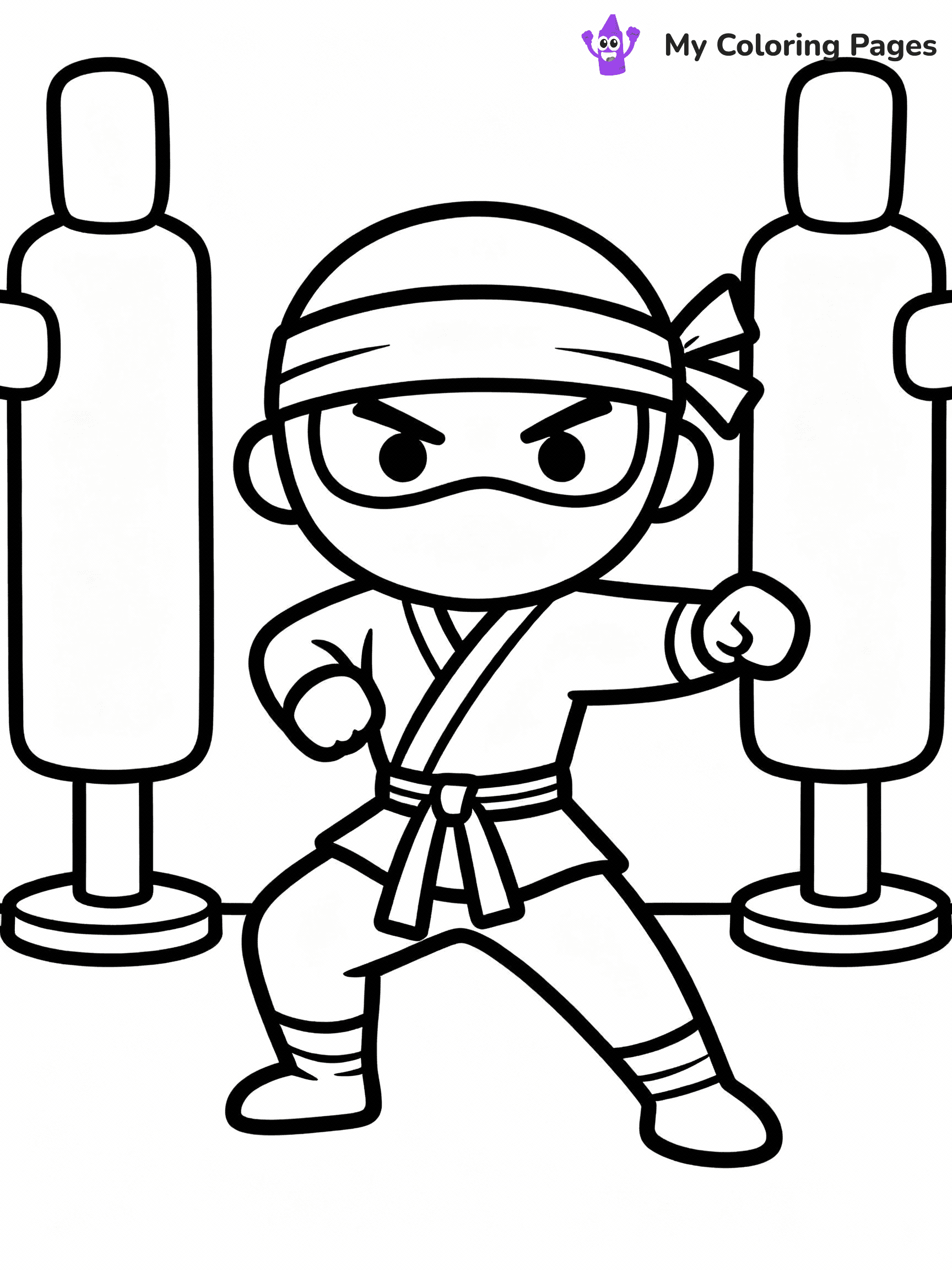 Ninja Coloring Pages - 15