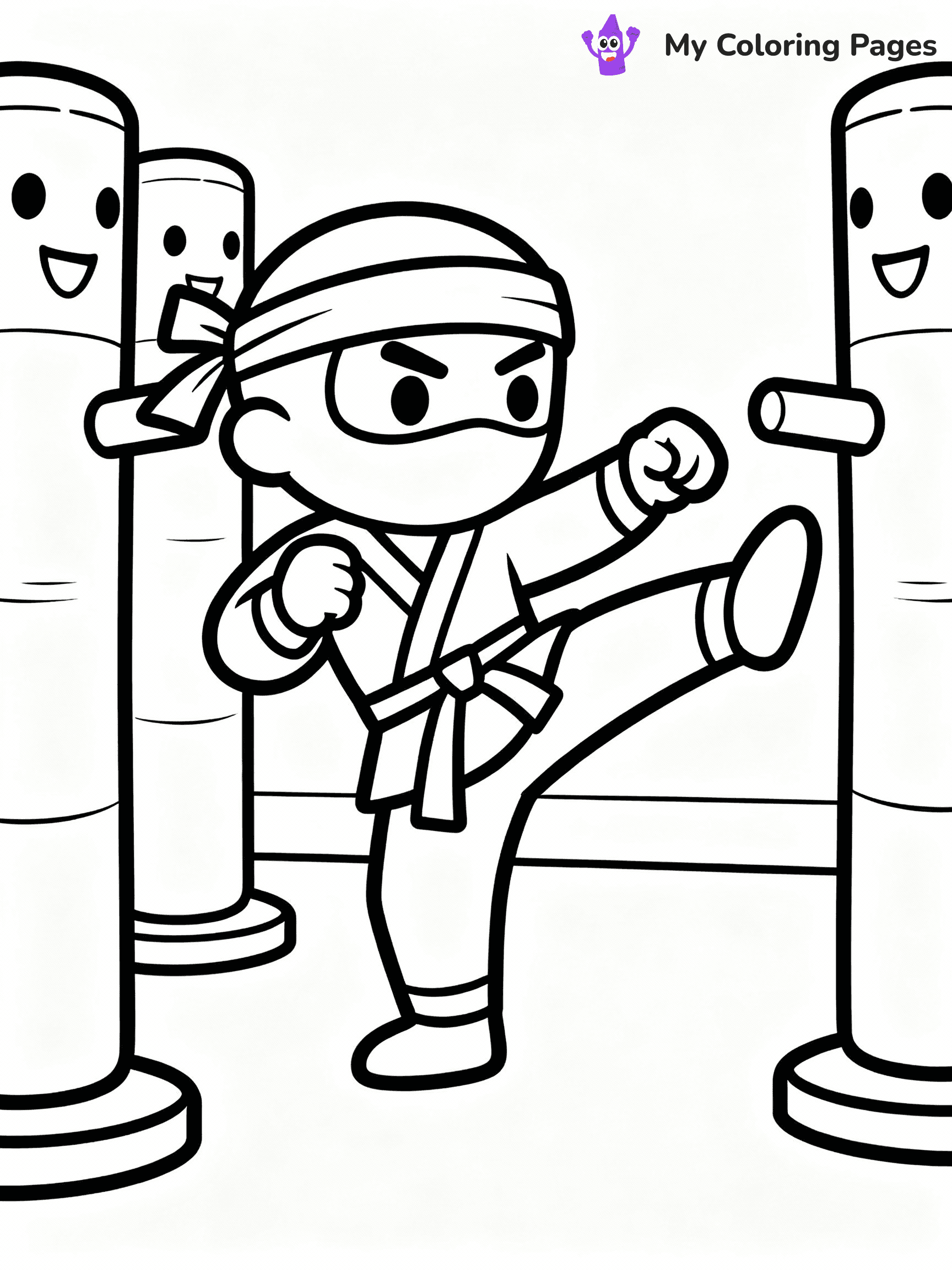 Ninja Coloring Pages - 14