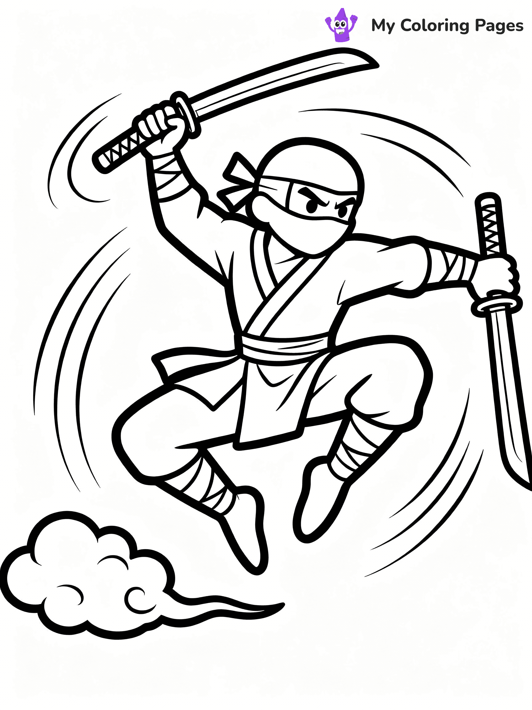Ninja Coloring Pages - 11