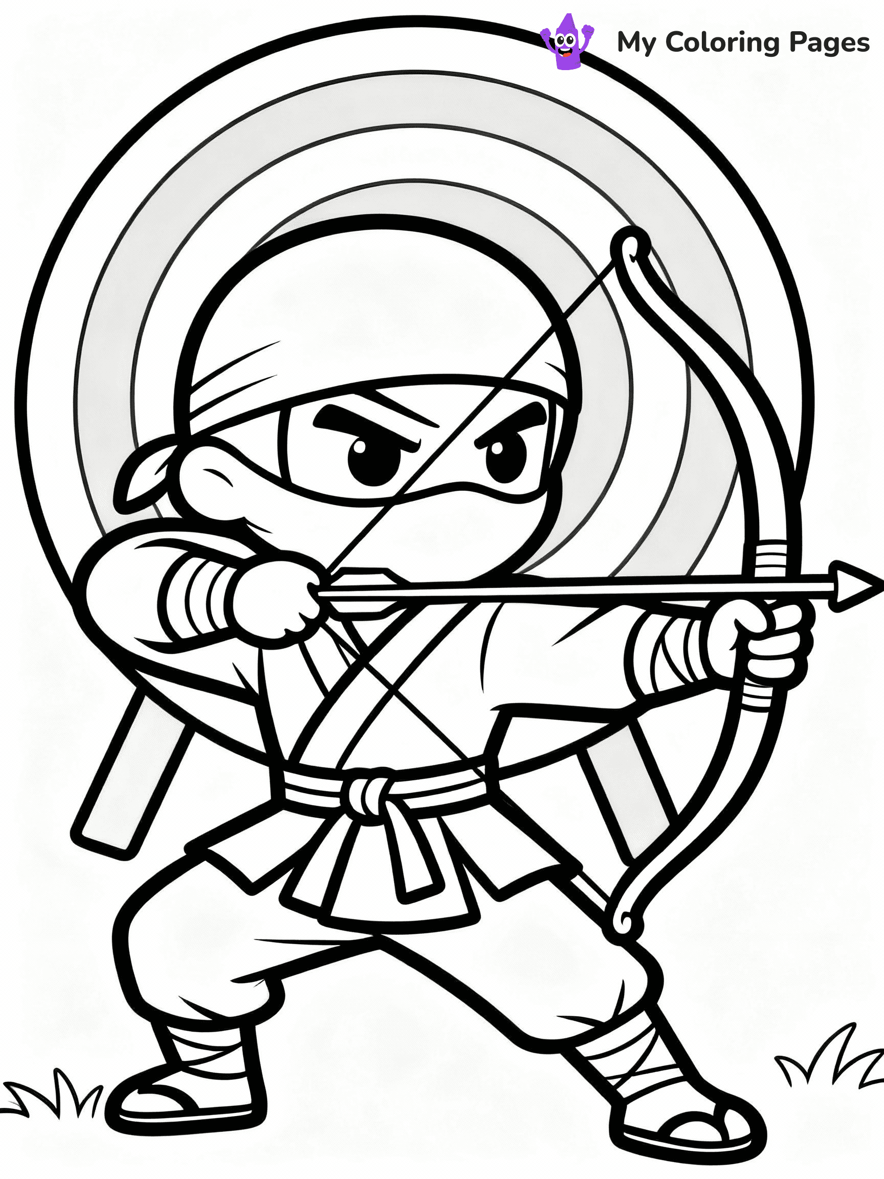 Ninja Coloring Pages - 5