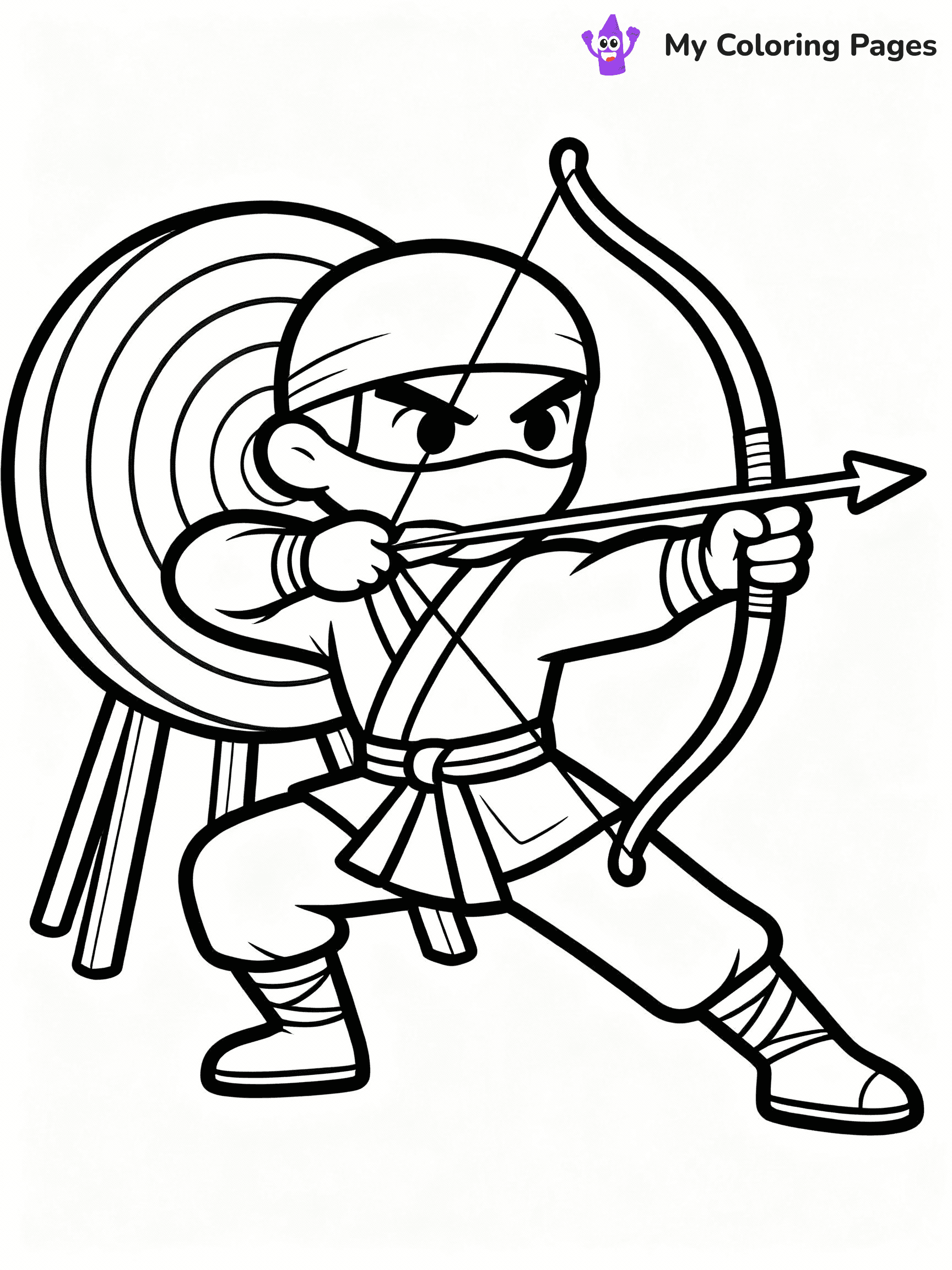 Ninja Coloring Pages - 4