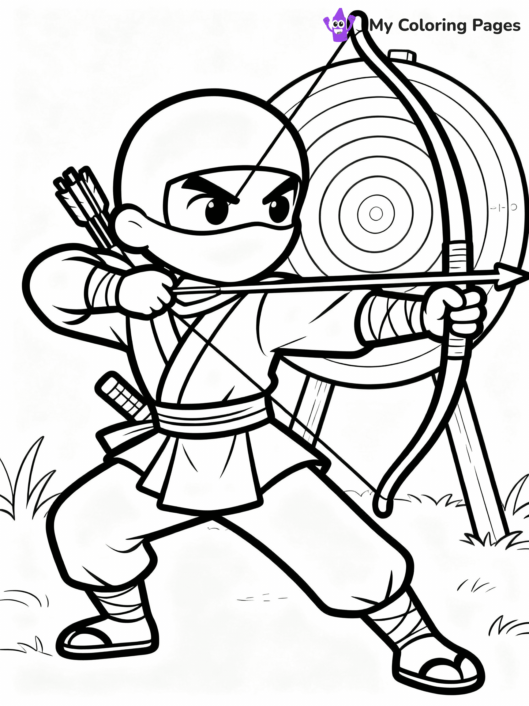 Ninja Coloring Pages - 2