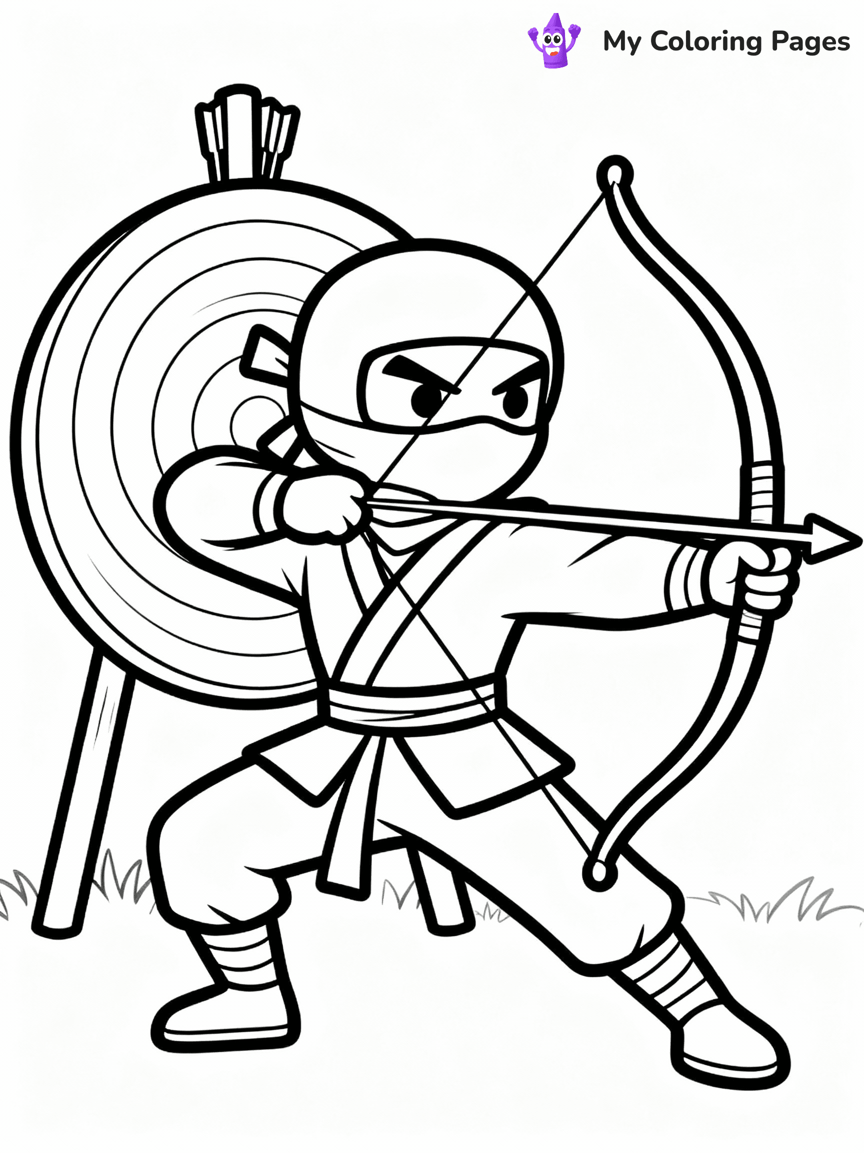 Ninja Coloring Pages - 1