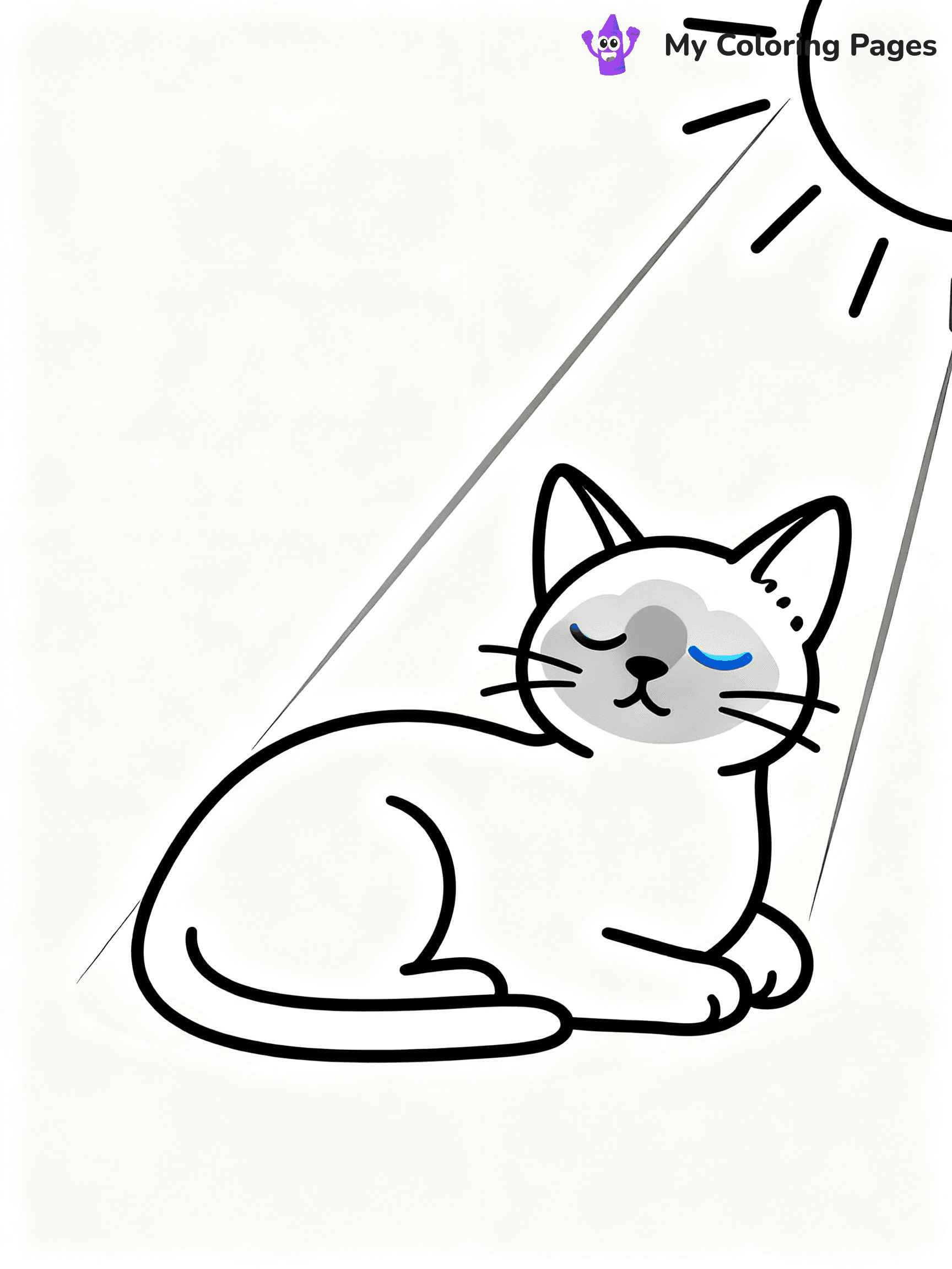 Kitten Coloring Pages - 43