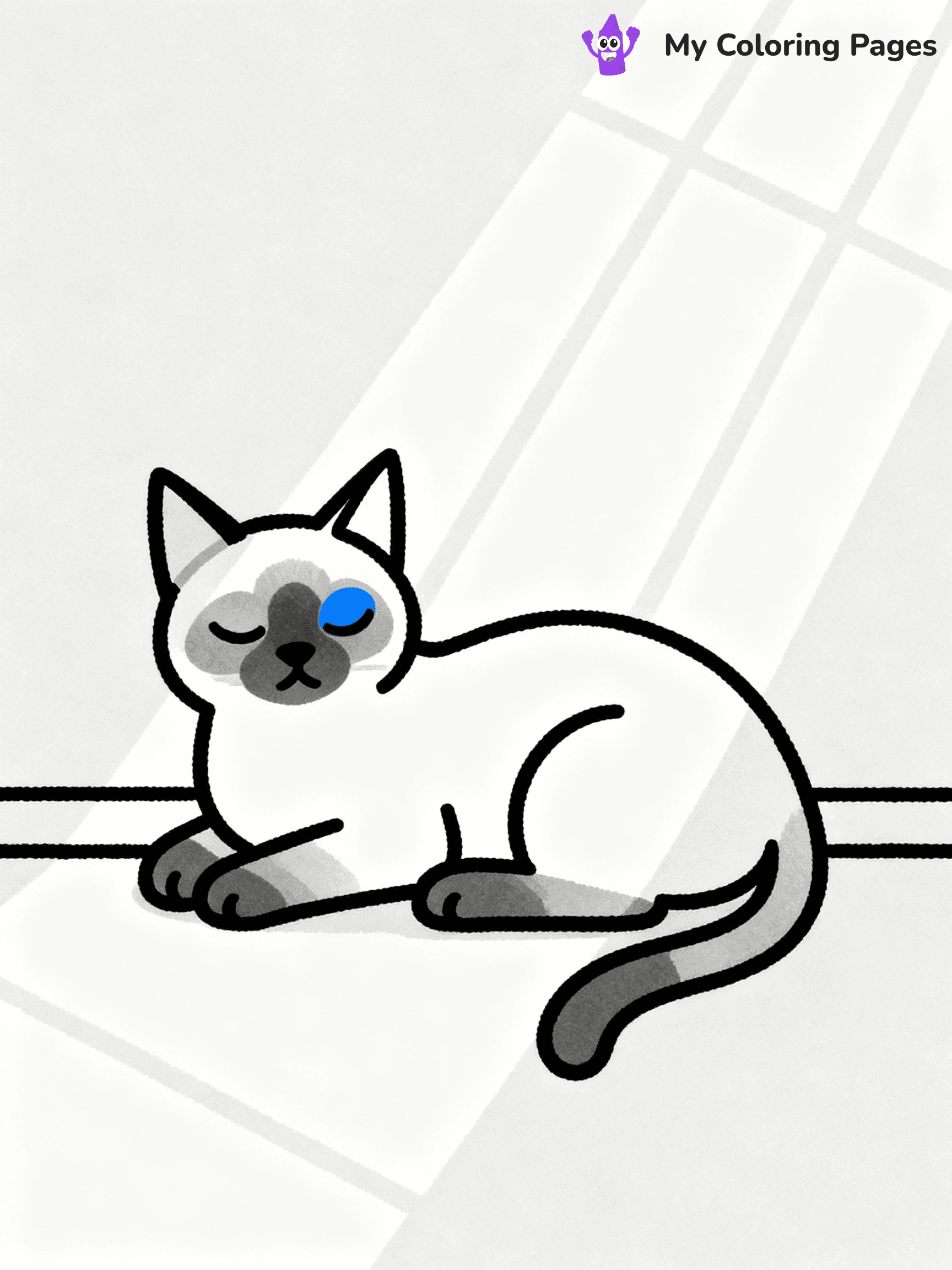 Kitten Coloring Pages - 36