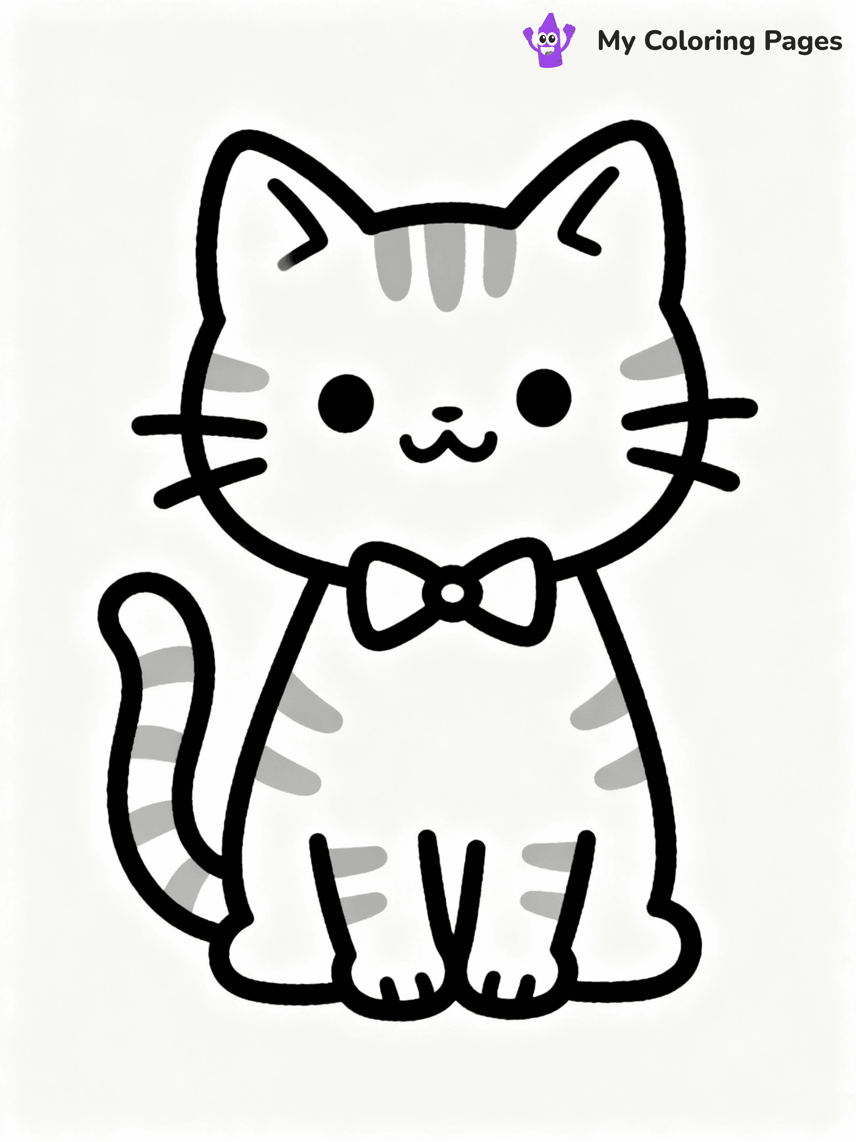 Kitten Coloring Pages - 27