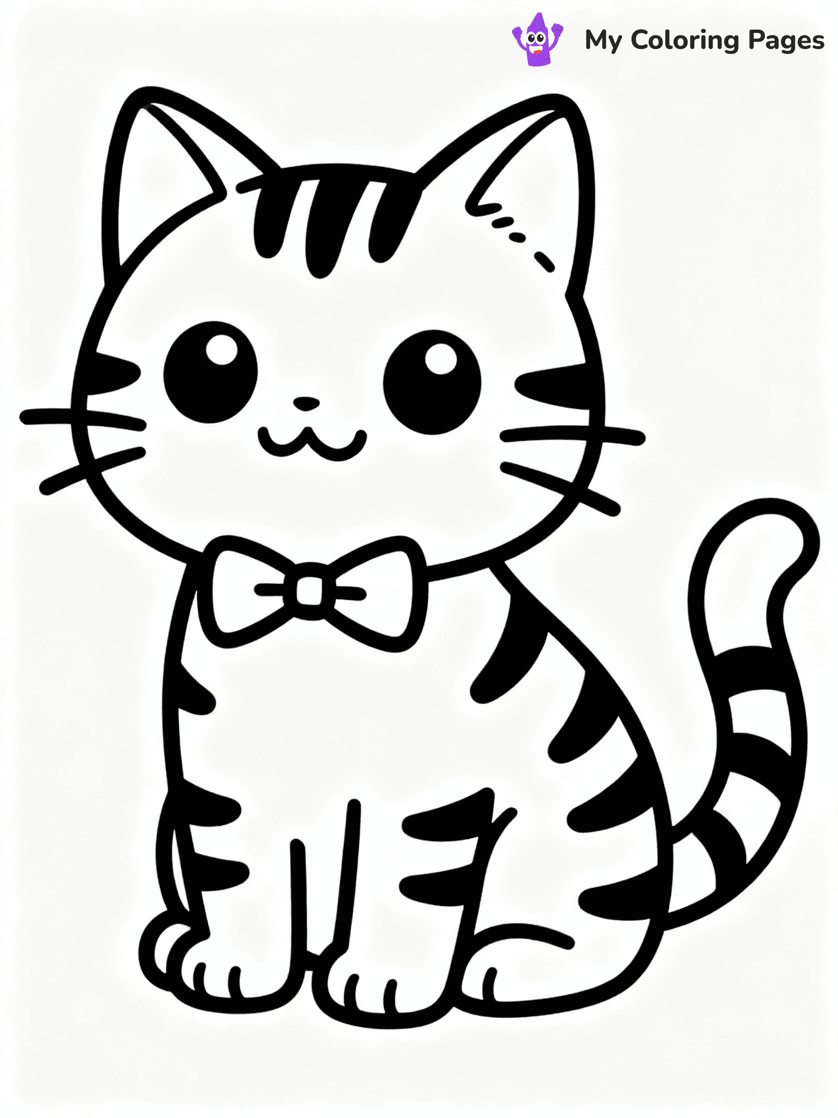 Kitten Coloring Pages - 25